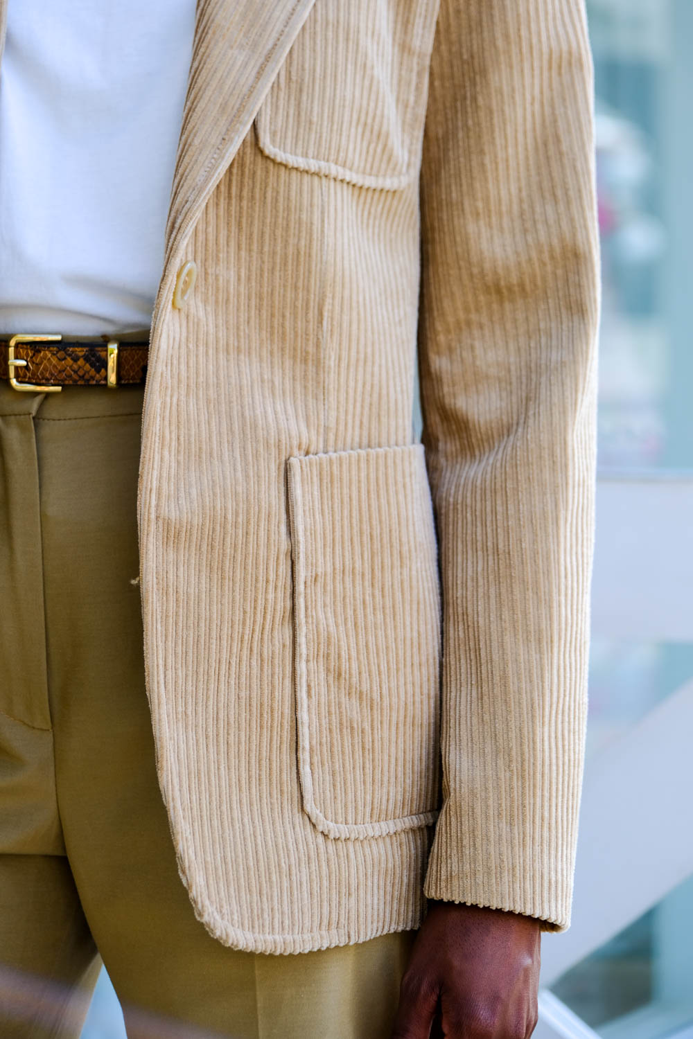 MARTIN GRANT | CO CORD 3 POCKET BLAZER