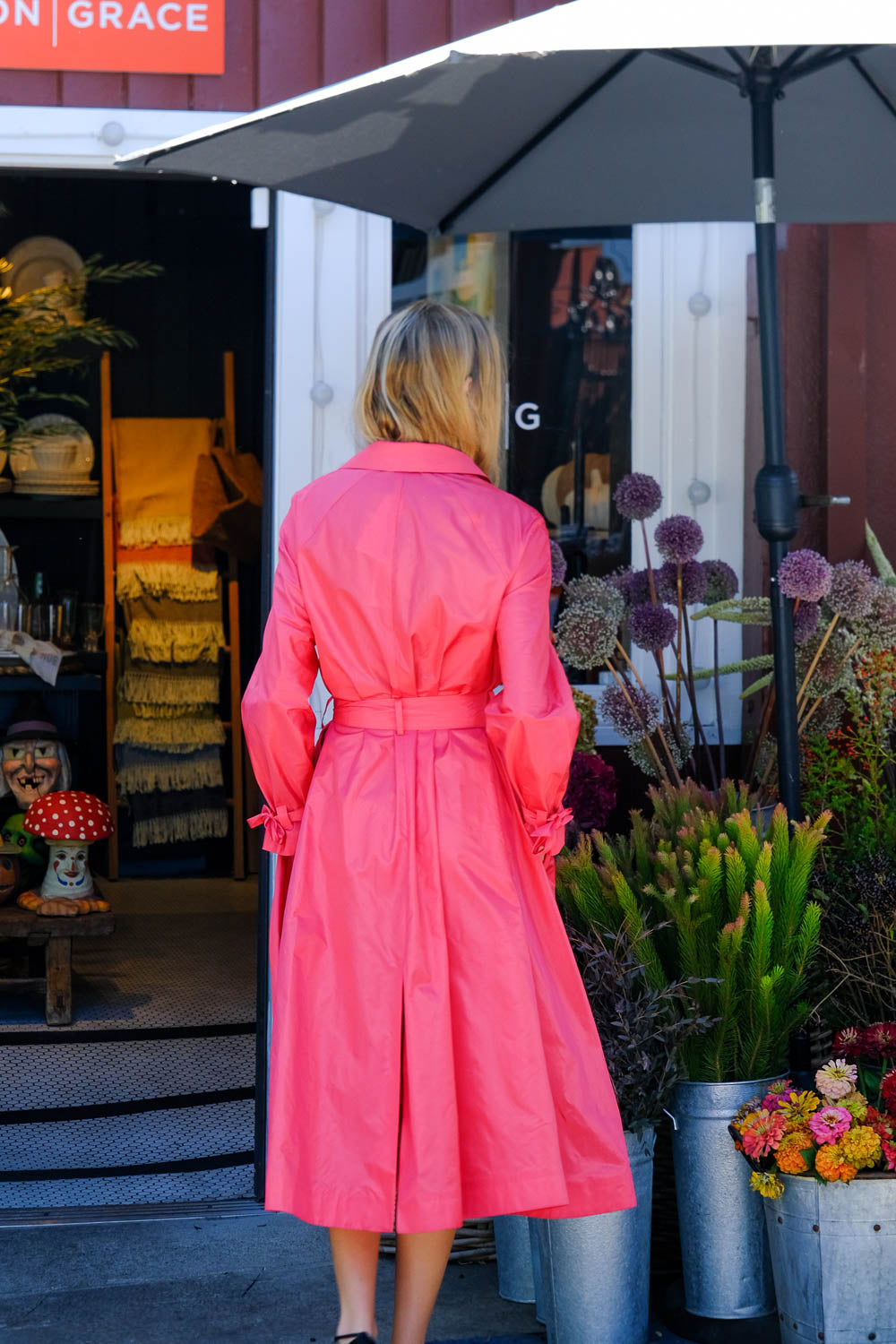 MARTIN GRANT | WRAPPED TRENCH DRESS | WOMEN'S LUXURY DESIGNER CLOTHING, SHOES, HANDBAGS & JEWELRY | CAPITOL CHARLOTTE, NC & BRENTWOOD, CA