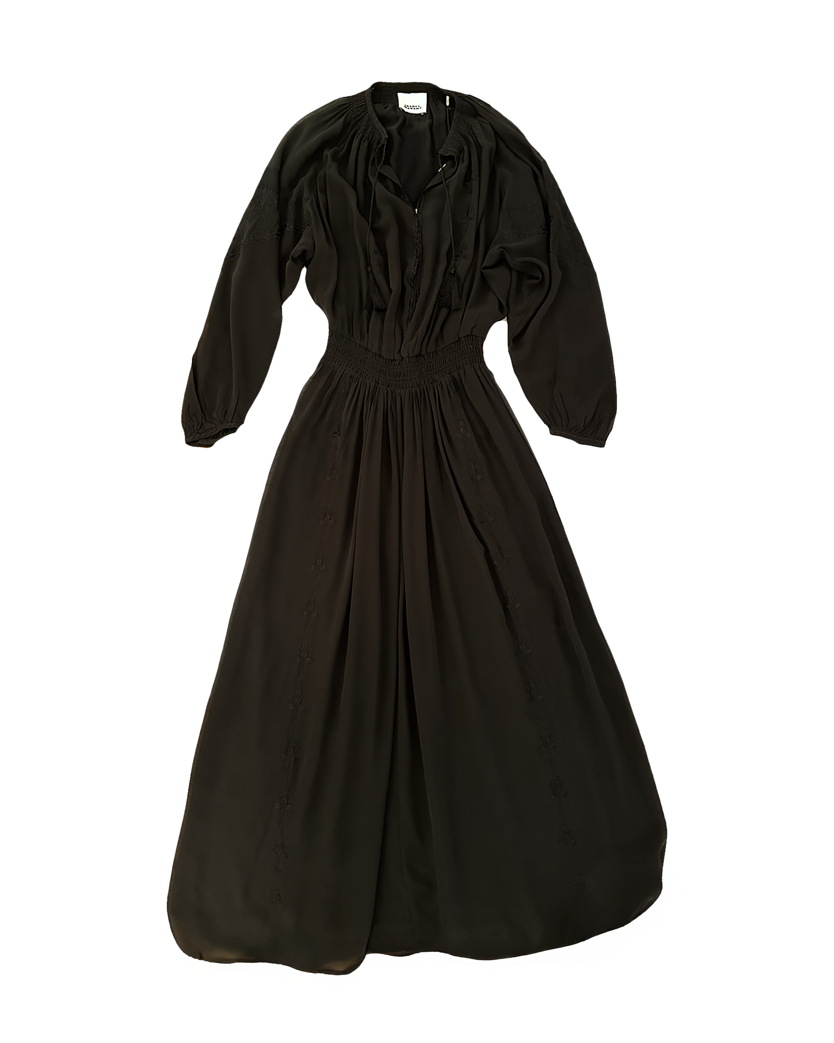 ISABEL MARANT | EMBROIDERED ODILIA MAXI DRESS