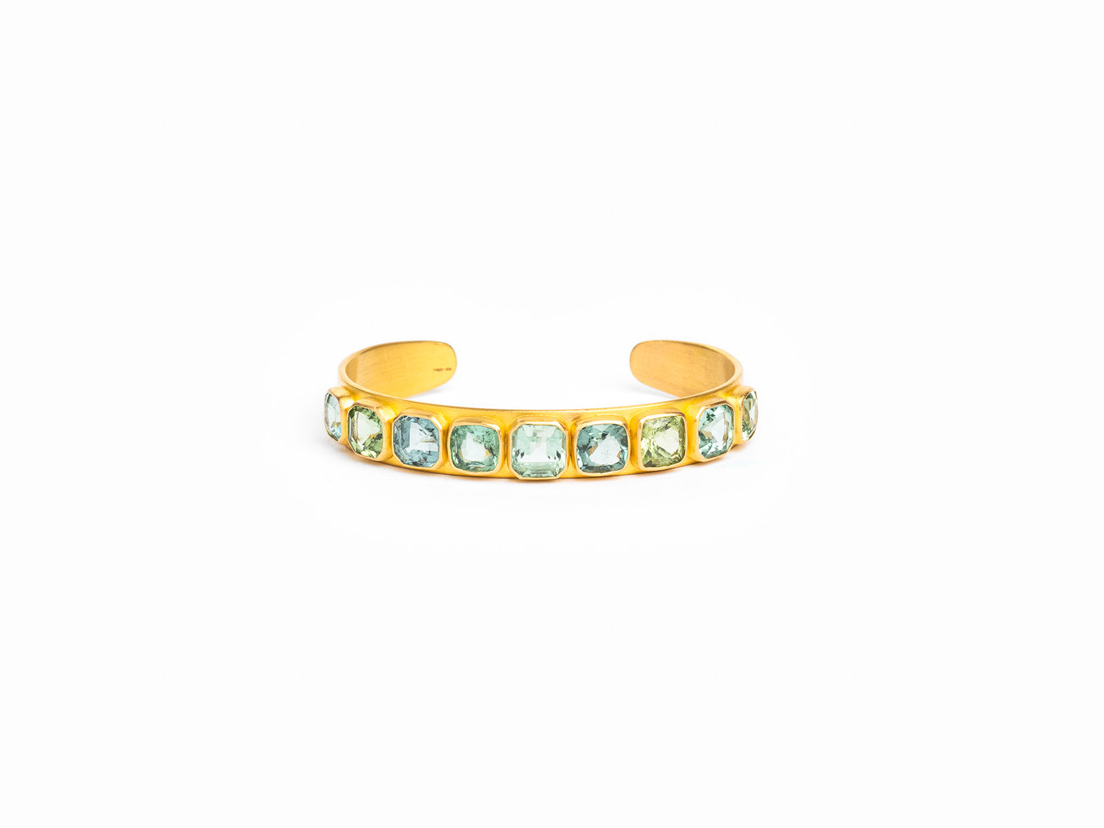 MARIE-HELENE DE TAILLAC | GREEN TOURMALINE (15.87) PUNKY CUFF