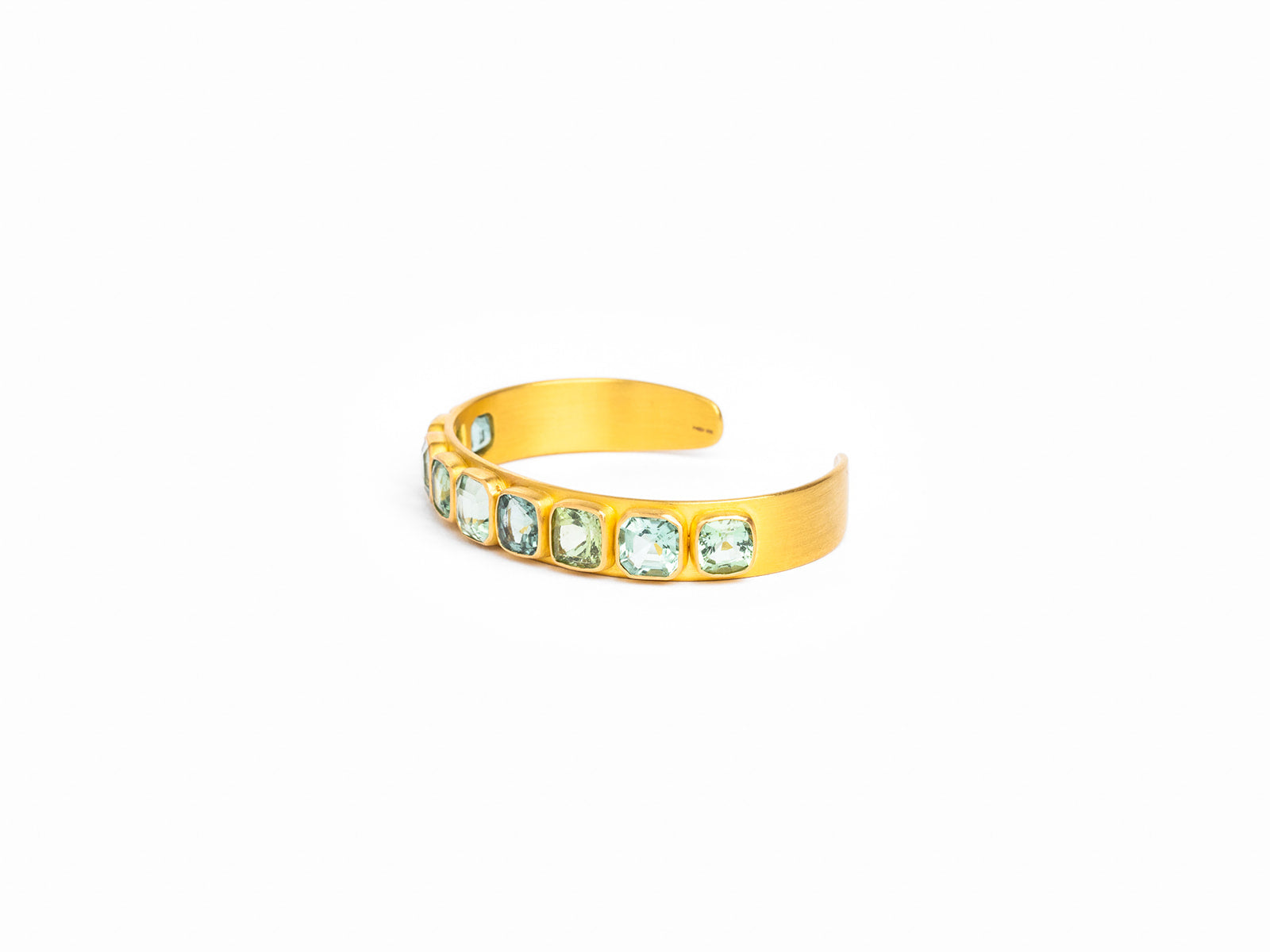 MARIE-HELENE DE TAILLAC | GREEN TOURMALINE (15.87) PUNKY CUFF