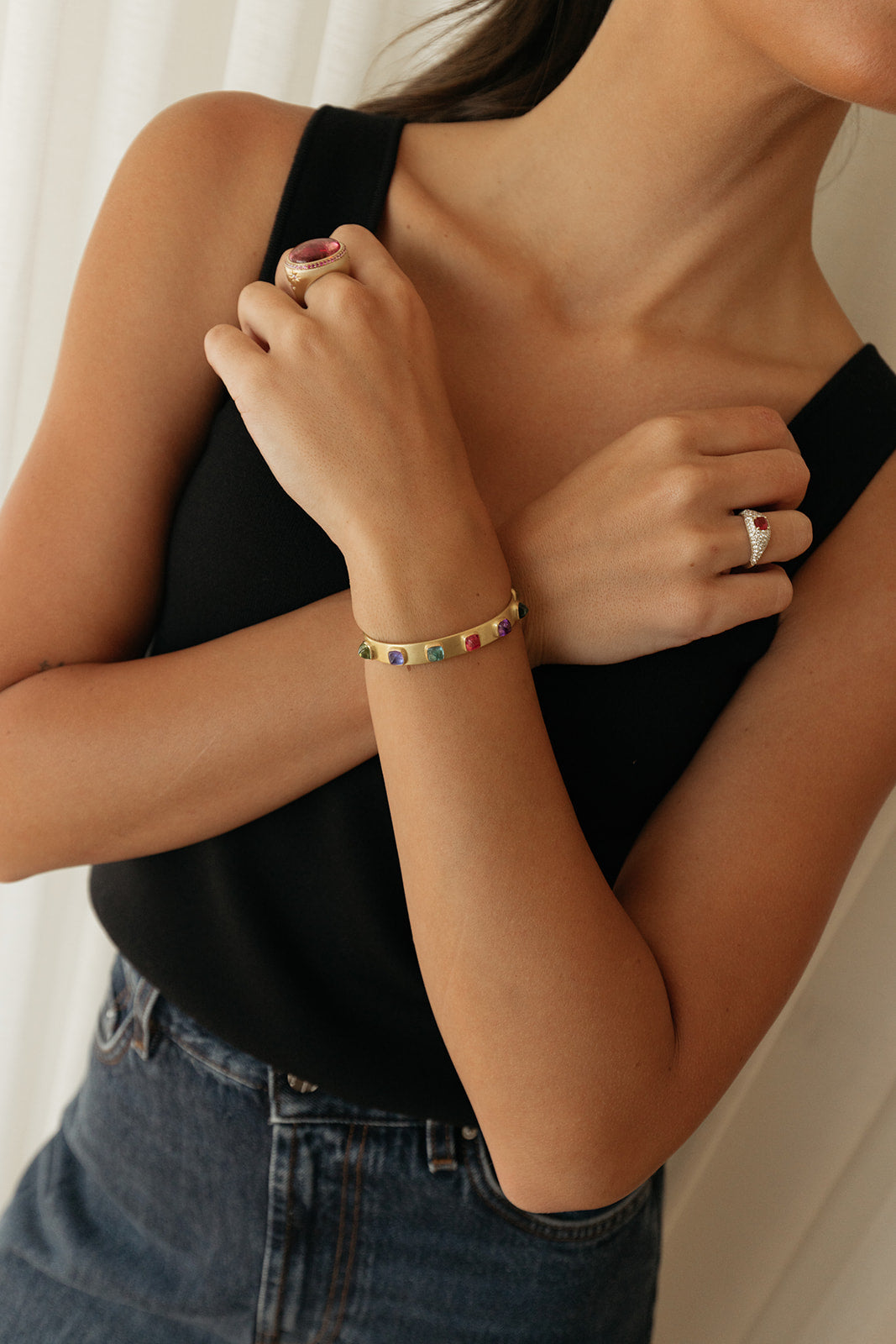 MARIE-HELENE DE TAILLAC | MULTI (9.21CT) PUNK BRACELET