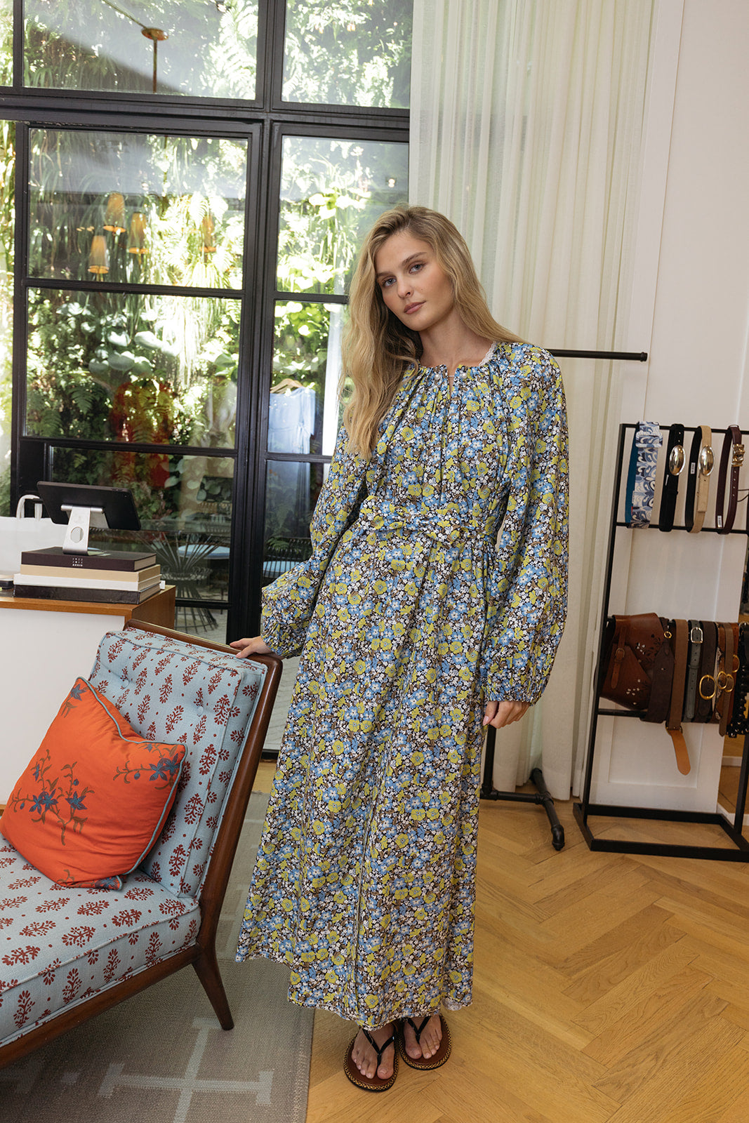 NACKIYE | FLORAL GRAND BAZAAR MAXI DRESS | WOMEN'S LUXURY DESIGNER CLOTHING, JEWELRY & ACCESSORIES | CAPITOL CHARLOTTE, NC & BRENTWOOD, CA