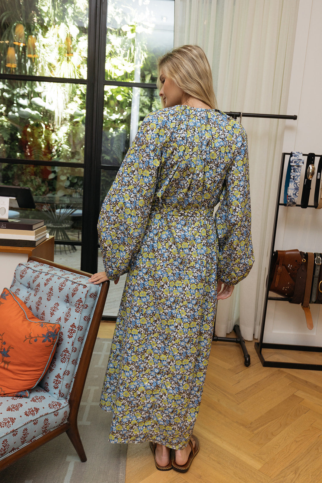 NACKIYE | FLORAL GRAND BAZAAR MAXI DRESS | WOMEN'S LUXURY DESIGNER CLOTHING, JEWELRY & ACCESSORIES | CAPITOL CHARLOTTE, NC & BRENTWOOD, CA