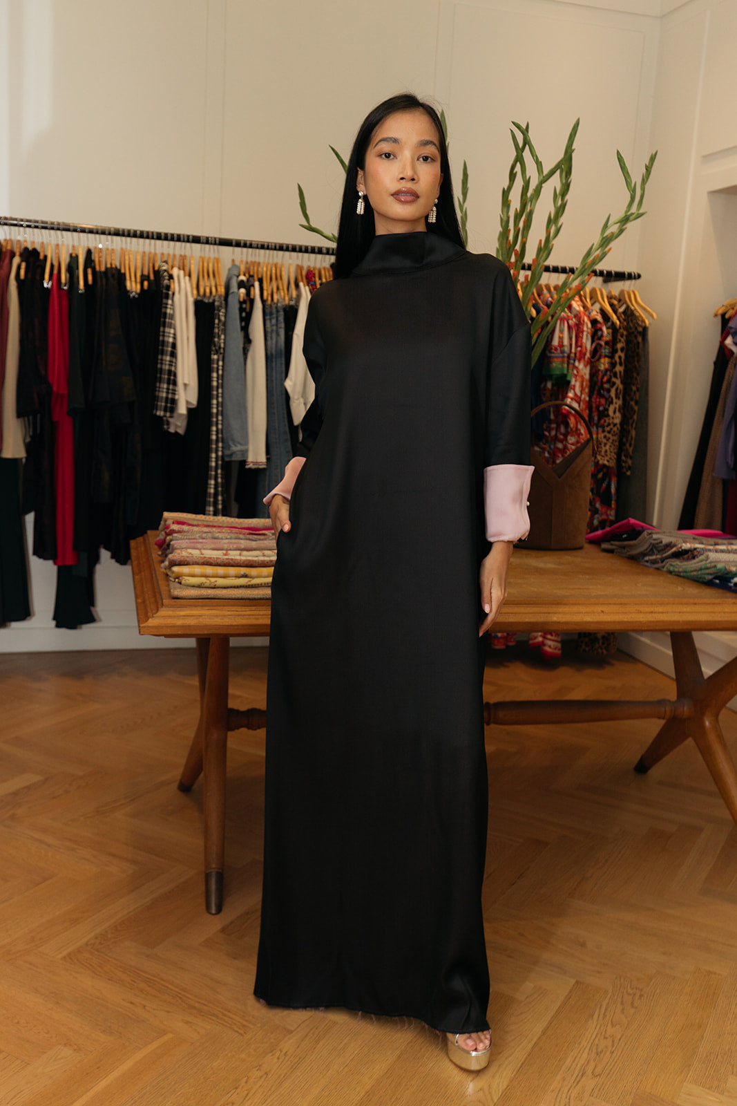 NACKIYE | LIP SYNC LONG DRESS | WOMEN'S LUXURY DESIGNER CLOTHING, SHOES, HANDBAGS & JEWELRY | CAPITOL CHARLOTTE, NC & BRENTWOOD, CA