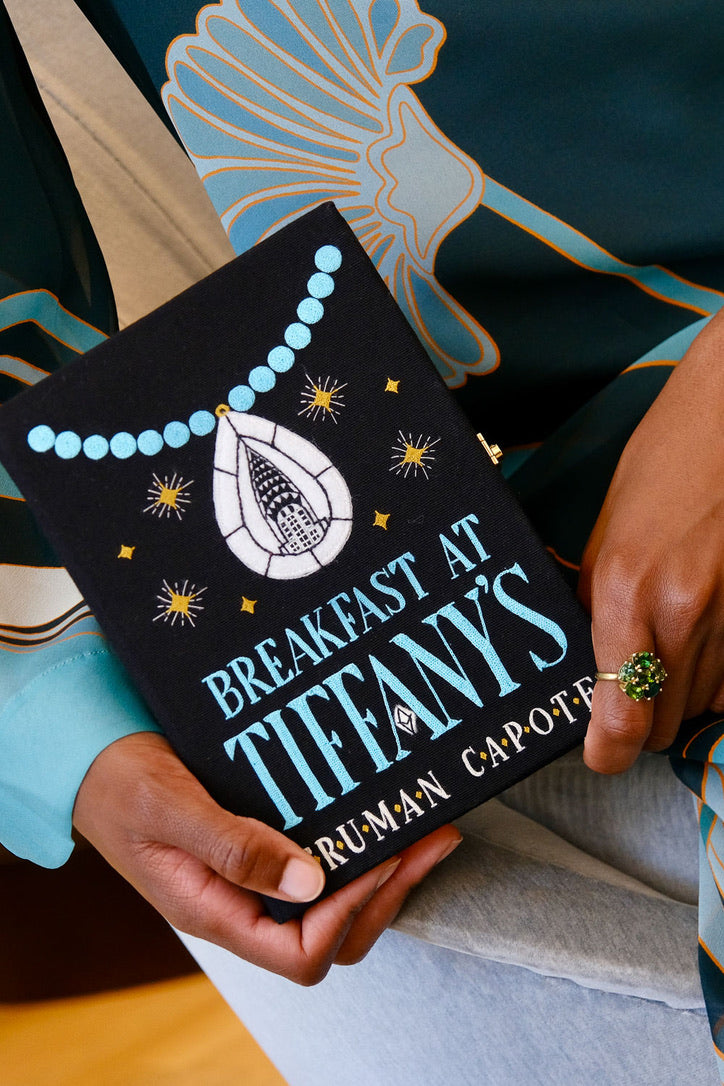 OLYMPIA LE TAN | BREAKFAST AT TIFFANY'S STRAPPED CLUTCH | WOMEN'S LUXURY DESIGNER CLOTHING, SHOES, HANDBAGS & JEWELRY | CAPITOL CHARLOTTE, NC & BRENTWOOD, CA