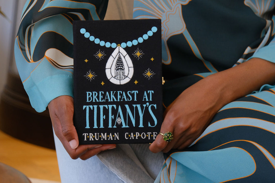 OLYMPIA LE TAN | BREAKFAST AT TIFFANY'S STRAPPED CLUTCH | WOMEN'S LUXURY DESIGNER CLOTHING, SHOES, HANDBAGS & JEWELRY | CAPITOL CHARLOTTE, NC & BRENTWOOD, CA