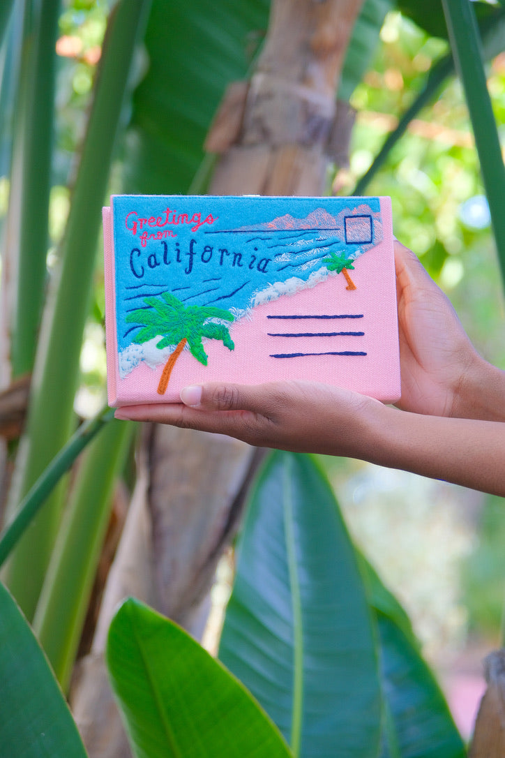 OLYMPIA LE TAN | GREETINGS FROM CALIFORNIA CLUTCH
