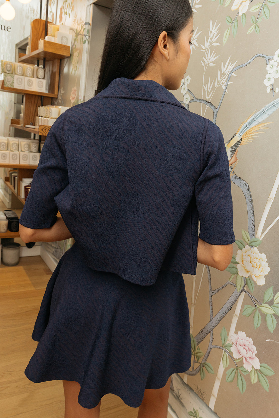 PEPA POMBO | CROPPED PRINTED JACKET | WOMEN'S LUXURY DESIGNER CLOTHING, SHOES, HANDBAGS & JEWELRY | CAPITOL CHARLOTTE, NC & BRENTWOOD, CA