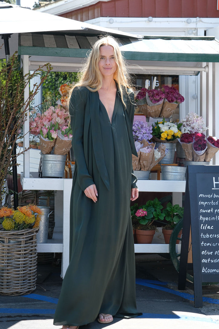 PETAR PETROV | JAGUAR GREEN SEMI SHEER DRESS | WOMEN'S LUXURY DESIGNER CLOTHING, SHOES, HANDBAGS & JEWELRY | CAPITOL CHARLOTTE, NC & BRENTWOOD, CA