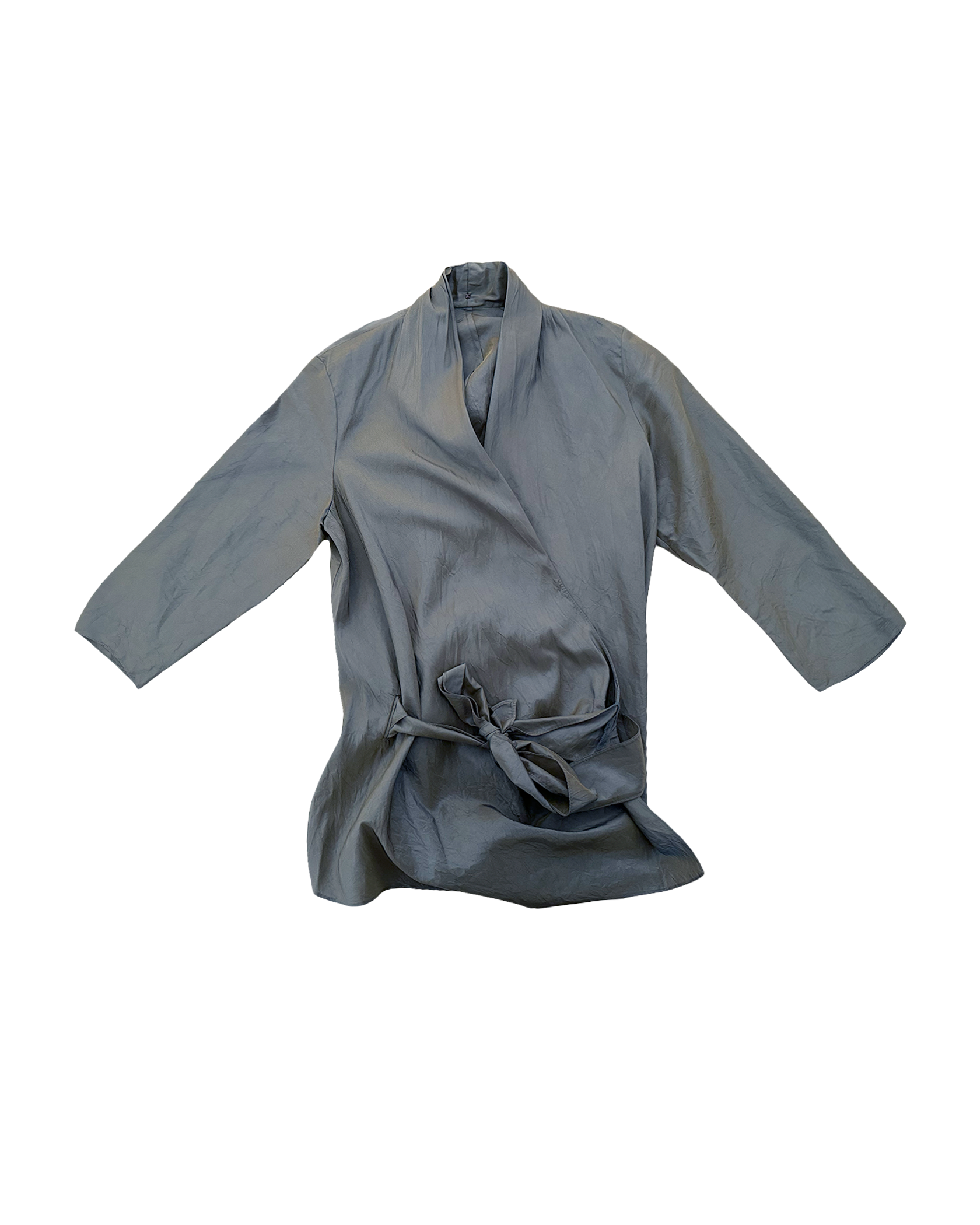 PETER COHEN | 3/4 SLEEVE WRAP TOP