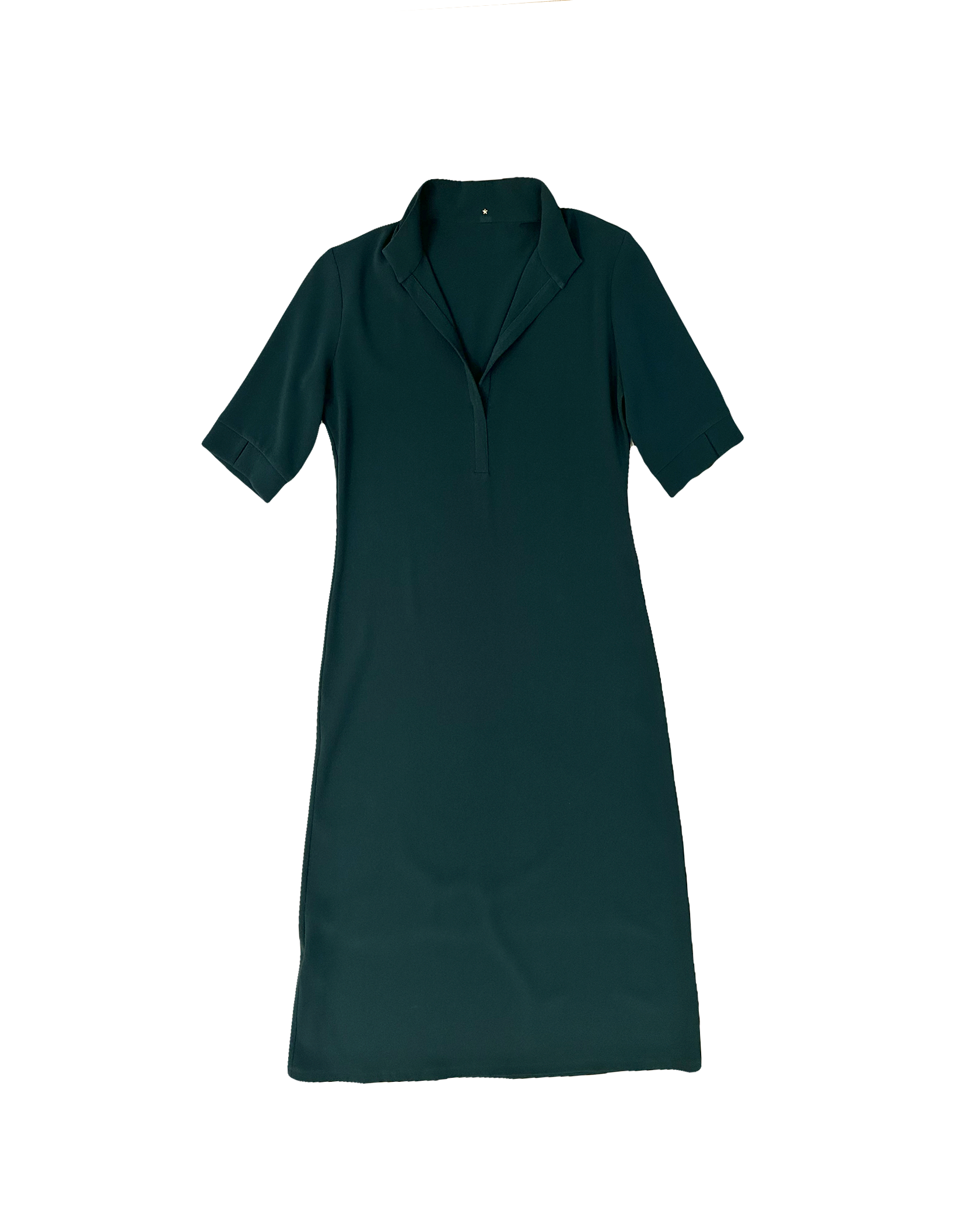 PETER COHEN | TECH JERSEY V-NECK CASA MIDI DRESS