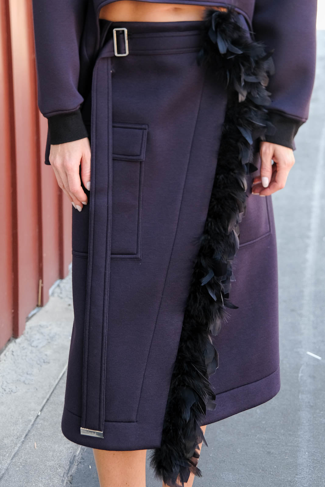 PLAN C | CARGO WRAP SKIRT