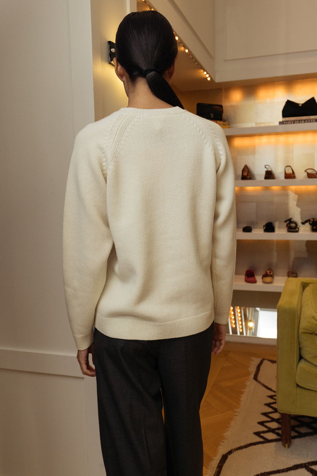 PLAN C | CUTOUT CREWNECK KNIT | WOMEN'S LUXURY DESIGNER CLOTHING, SHOES, HANDBAGS & JEWELRY | CAPITOL CHARLOTTE, NC & BRENTWOOD, CA
