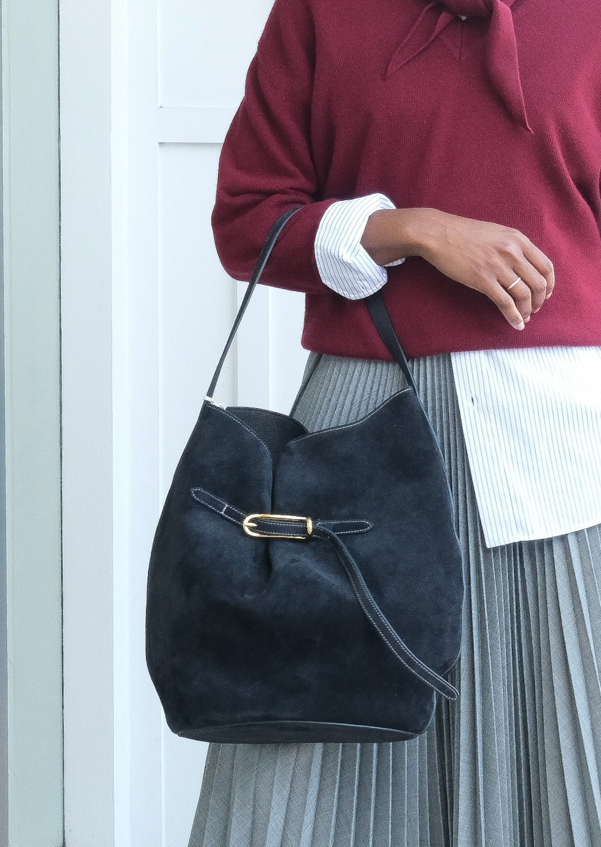 LIFFNER | BELTED BUCKET BAG