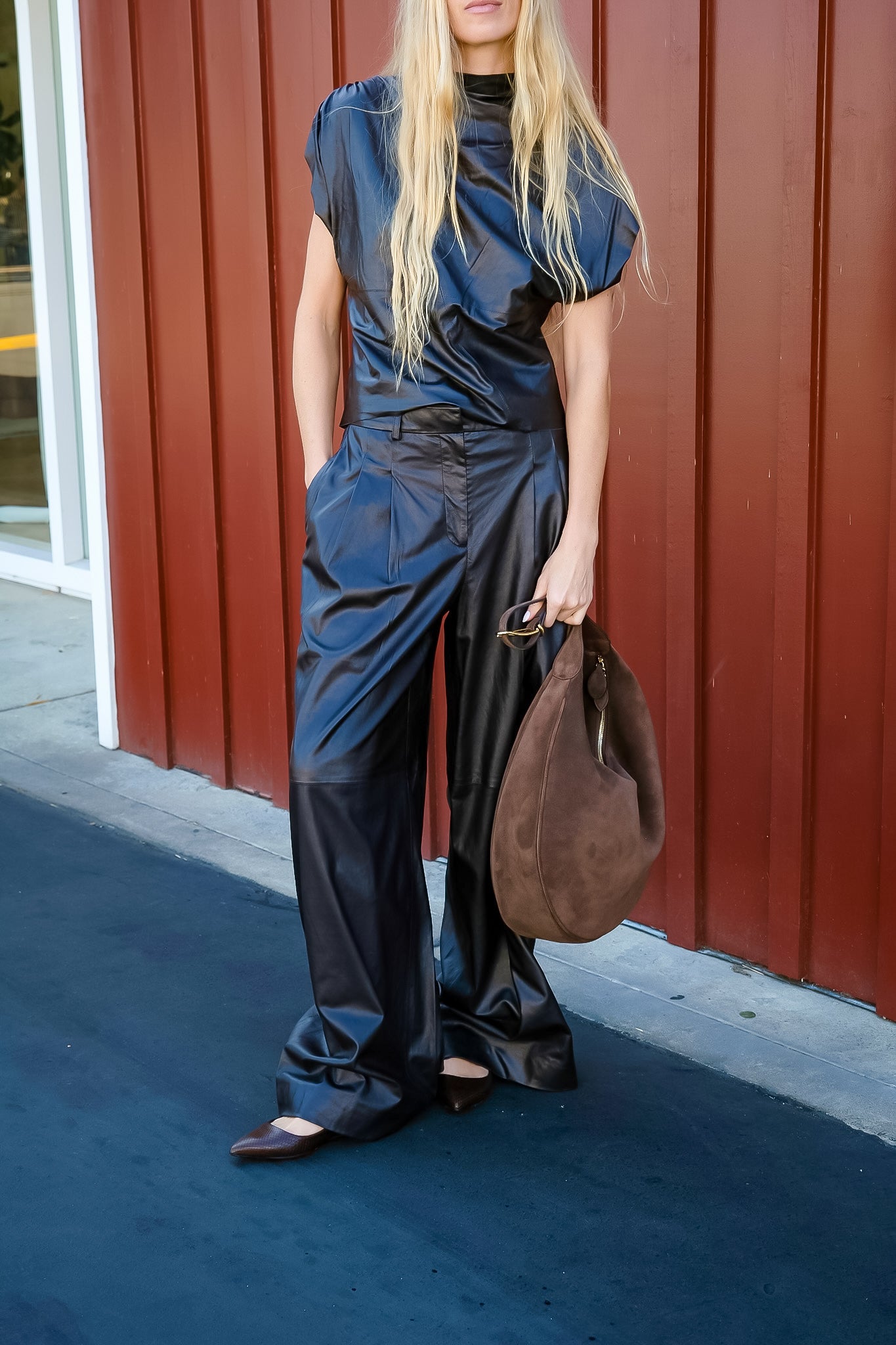 TWP | PAPER LEATHER AVERY TROUSER