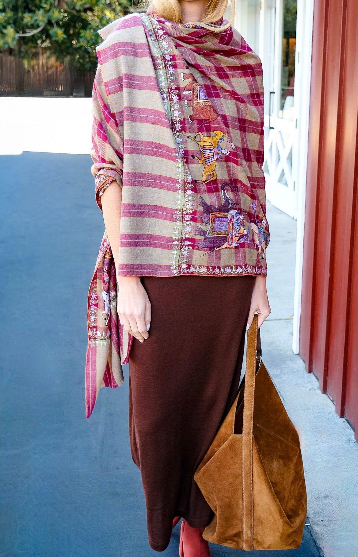 YASER | PLAID PARADE SHAWL