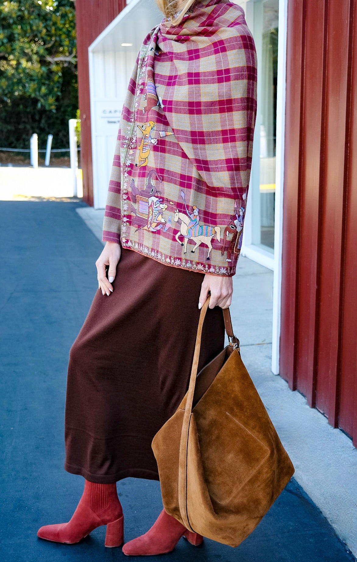 YASER | PLAID PARADE SHAWL