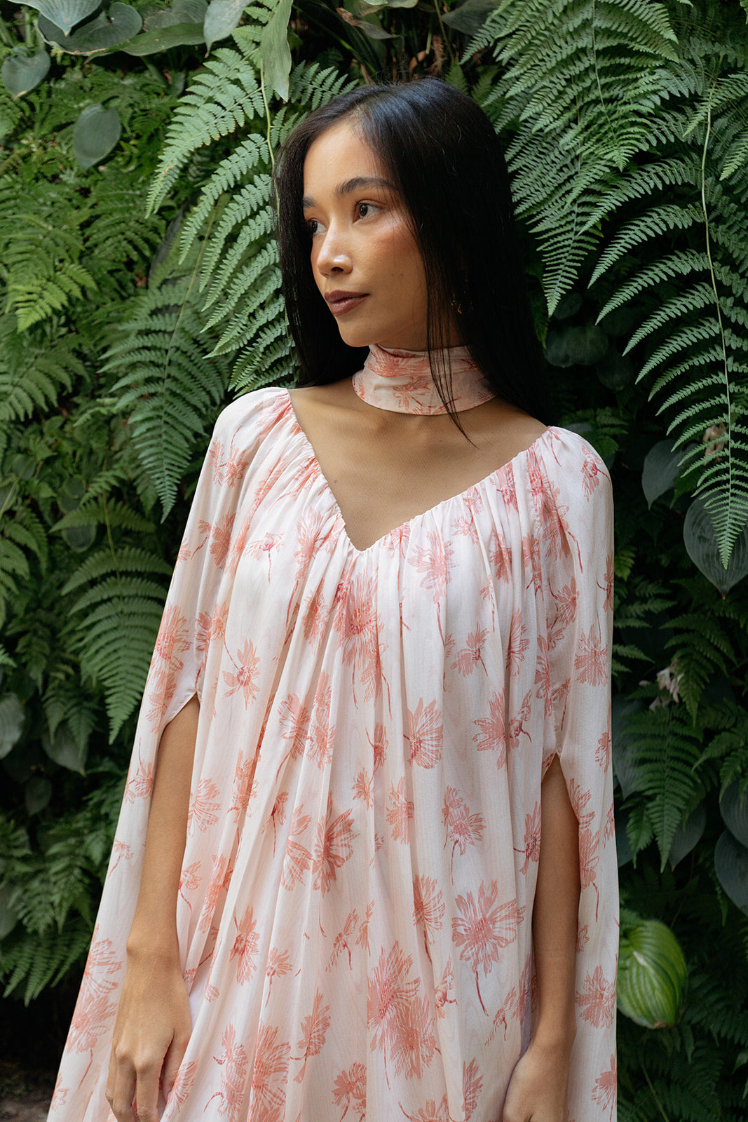 RODARTE | SILF CHIFFON CAPE GOWN | WOMEN'S LUXURY DESIGNER CLOTHING, SHOES, HANDBAGS & JEWELRY | CAPITOL CHARLOTTE, NC & BRENTWOOD, CA
