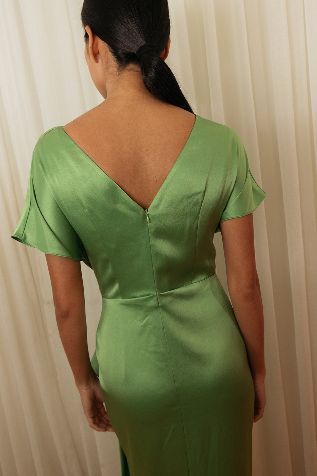 ROKSANDA | DOUBLE SATIN DRAPED ZOA DRESS | WOMEN'S LUXURY DESIGNER CLOTHING, SHOES, HANDBAGS & JEWELRY | CAPITOL CHARLOTTE, NC & BRENTWOOD, CA