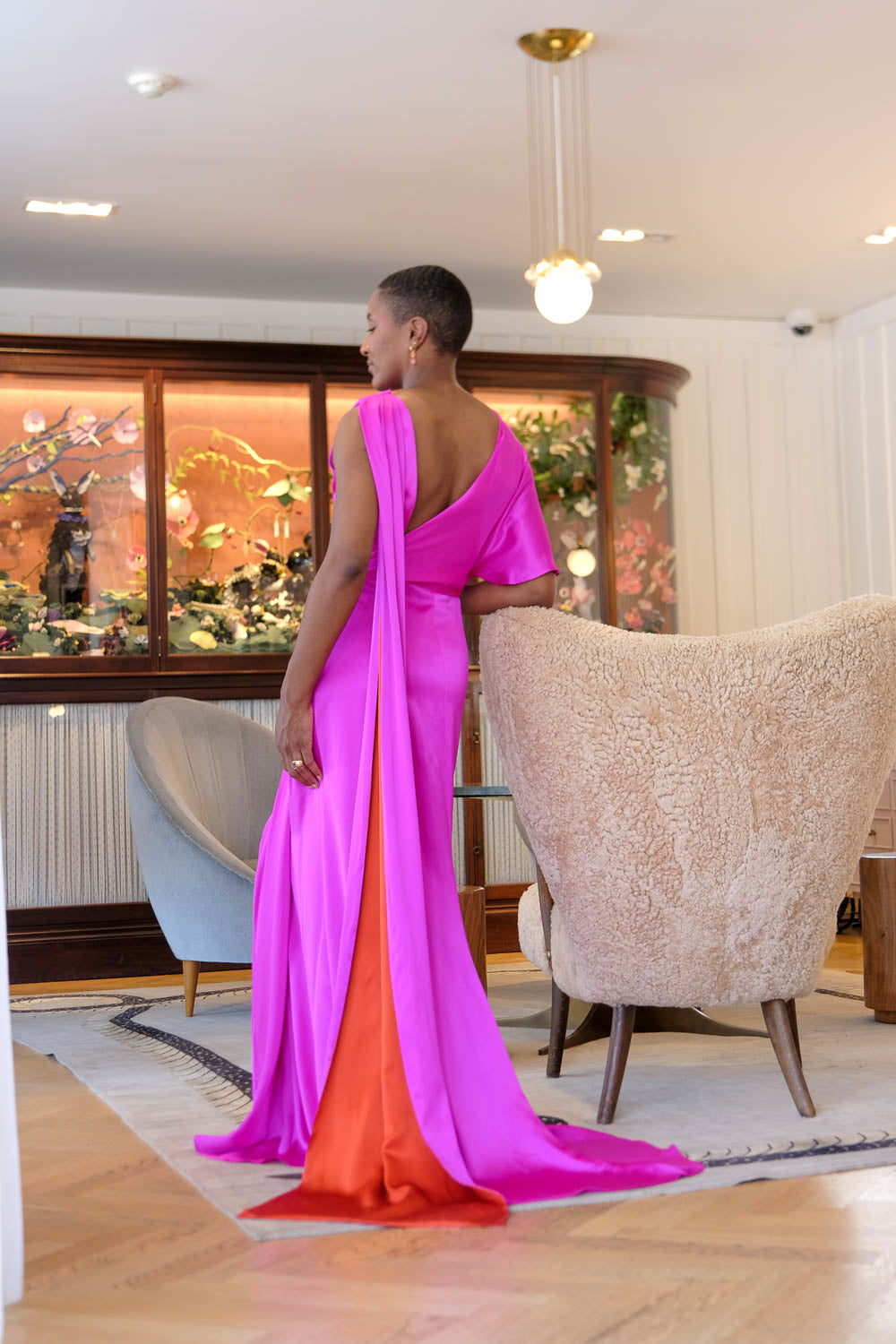 ROKSANDA | SILK SATIN GOWN | WOMEN'S LUXURY DESIGNER CLOTHING, SHOES, HANDBAGS & JEWELRY | CAPITOL CHARLOTTE, NC & BRENTWOOD, CA