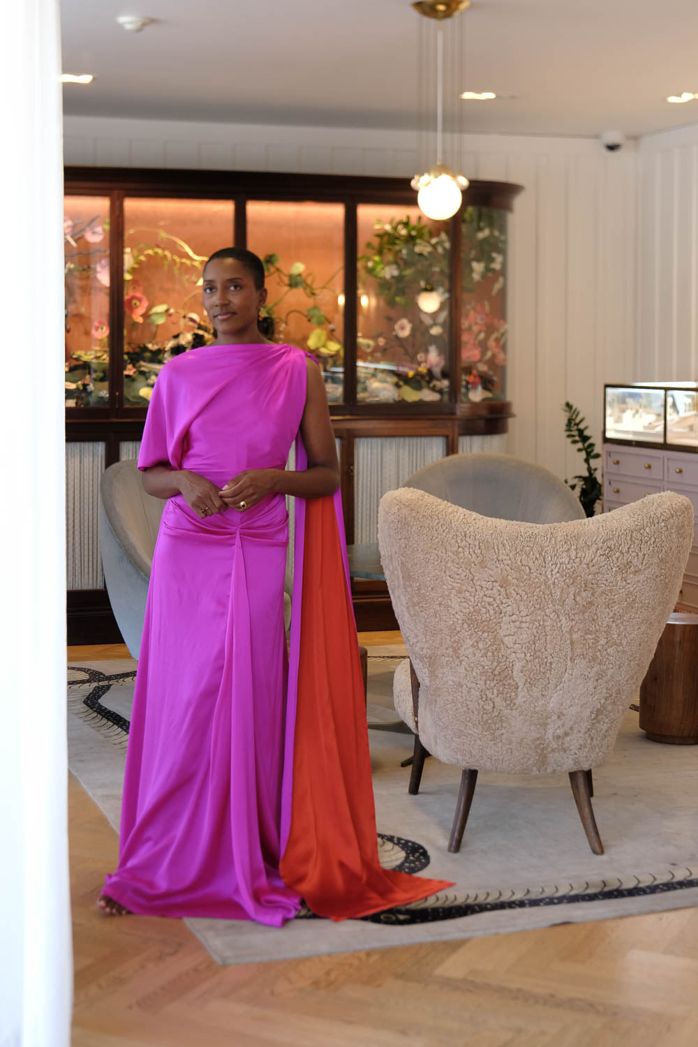 ROKSANDA | SILK SATIN GOWN | WOMEN'S LUXURY DESIGNER CLOTHING, SHOES, HANDBAGS & JEWELRY | CAPITOL CHARLOTTE, NC & BRENTWOOD, CA