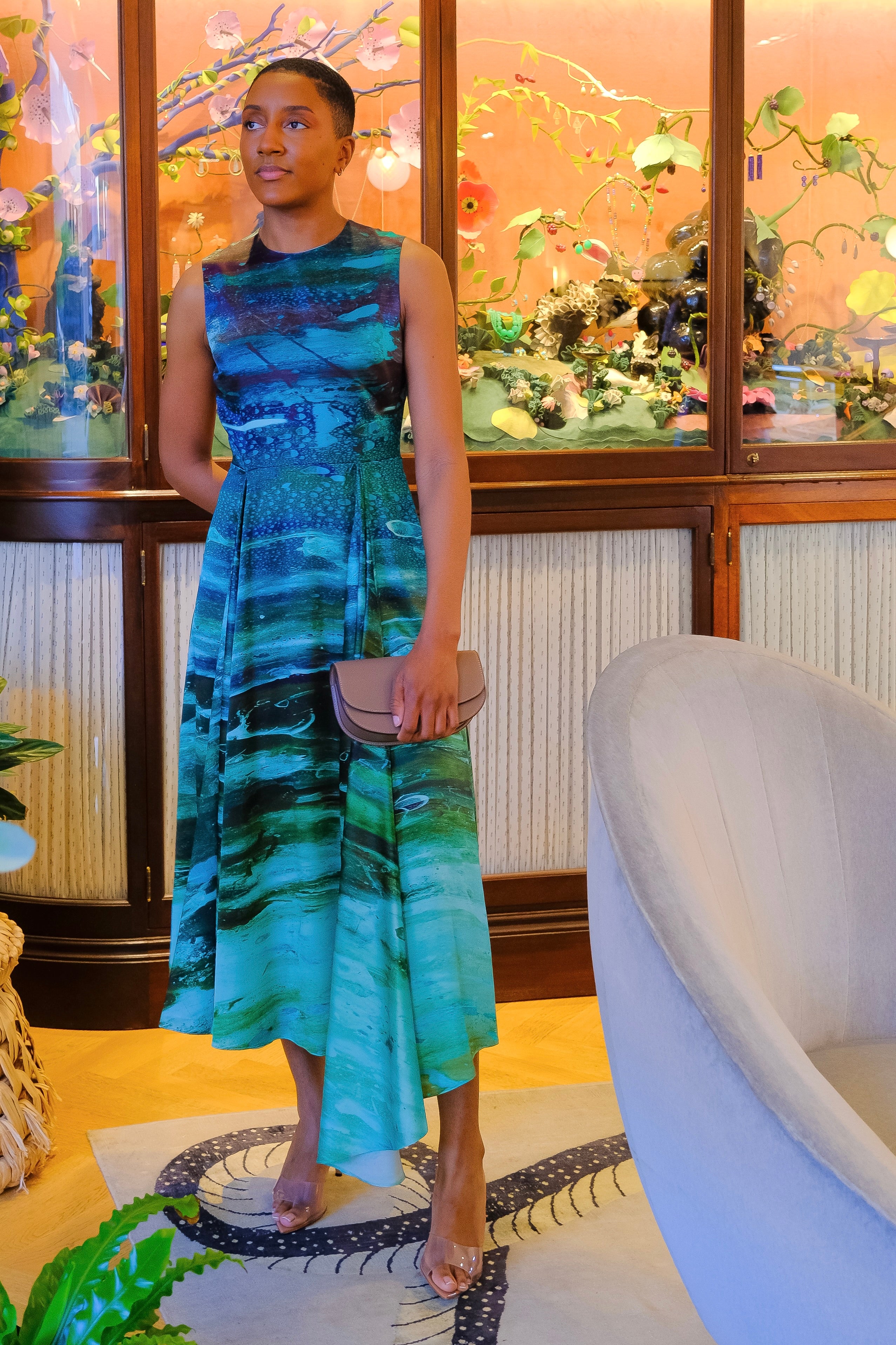 ROKSANDA | SILK SATIN TERA DRESS | WOMEN'S LUXURY DESIGNER CLOTHING, SHOES, HANDBAGS & JEWELRY | CAPITOL CHARLOTTE, NC & BRENTWOOD, CA