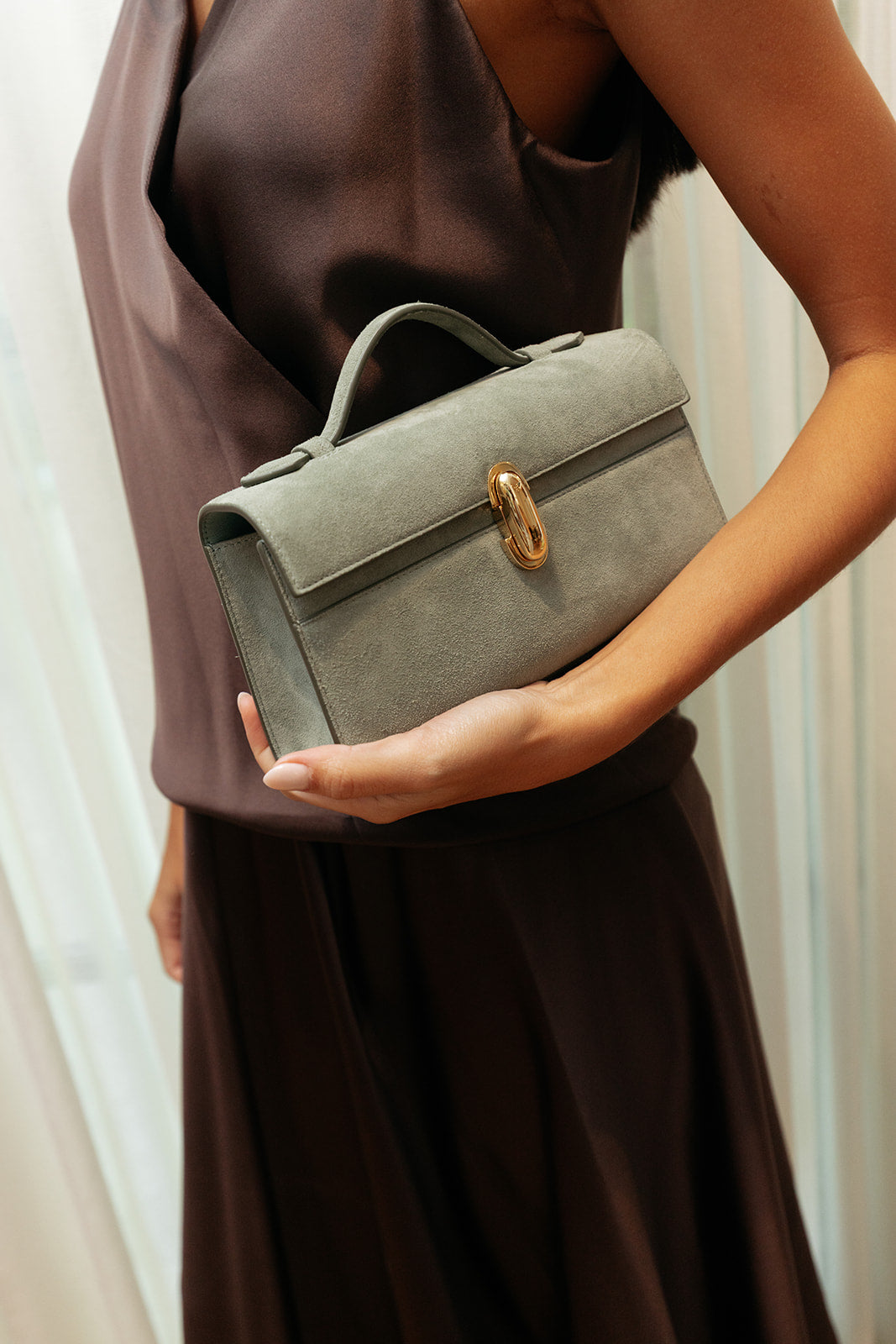SAVETTE | SUEDE SYMMETRY POCHETE | WOMEN'S LUXURY DESIGNER CLOTHING, SHOES, HANDBAGS & JEWELRY | CAPITOL CHARLOTTE, NC & BRENTWOOD, CA