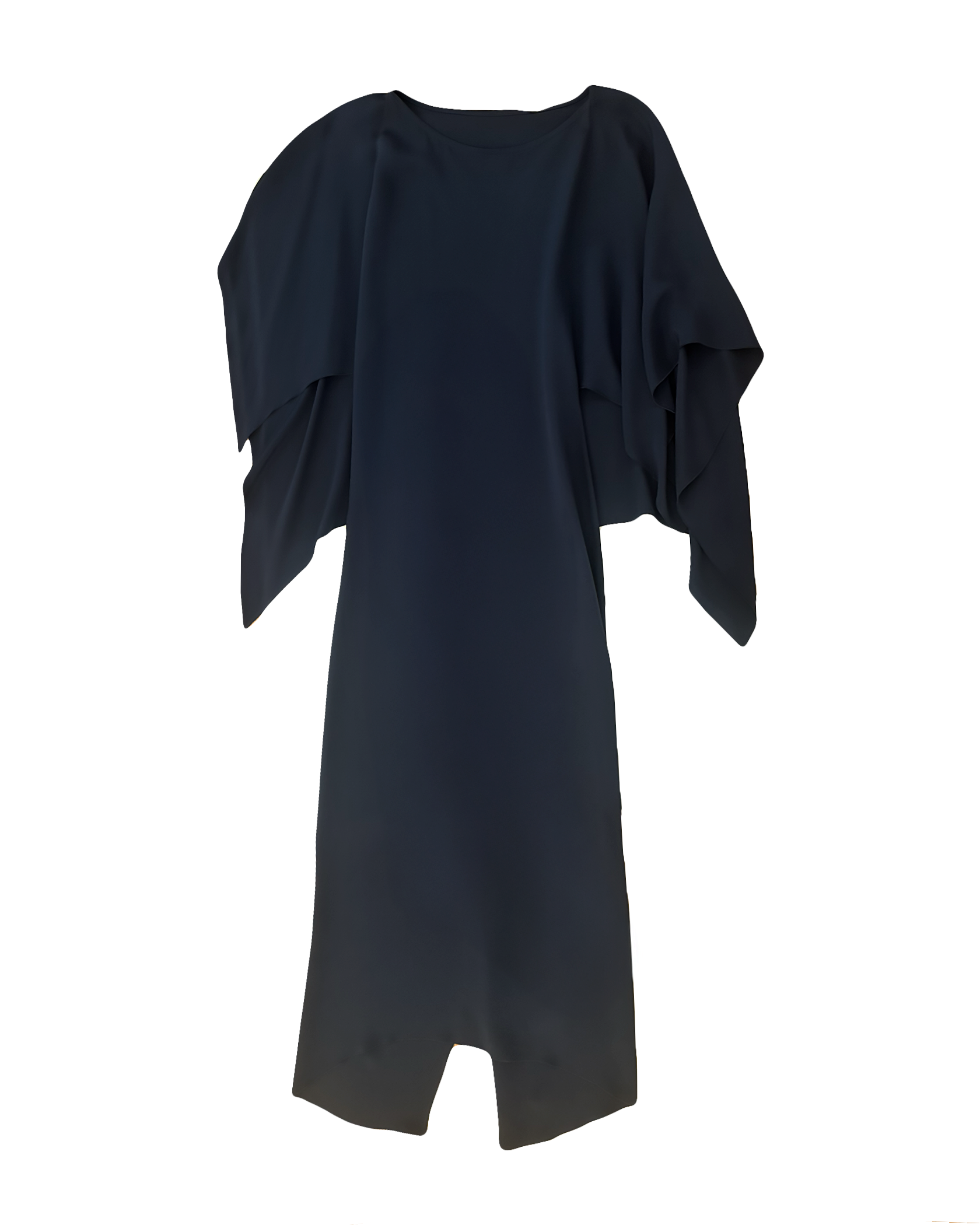 STEPHAN JANSON | LONG SLEEVE KNOTTED MIDI DRESS WITH CAPE BACK