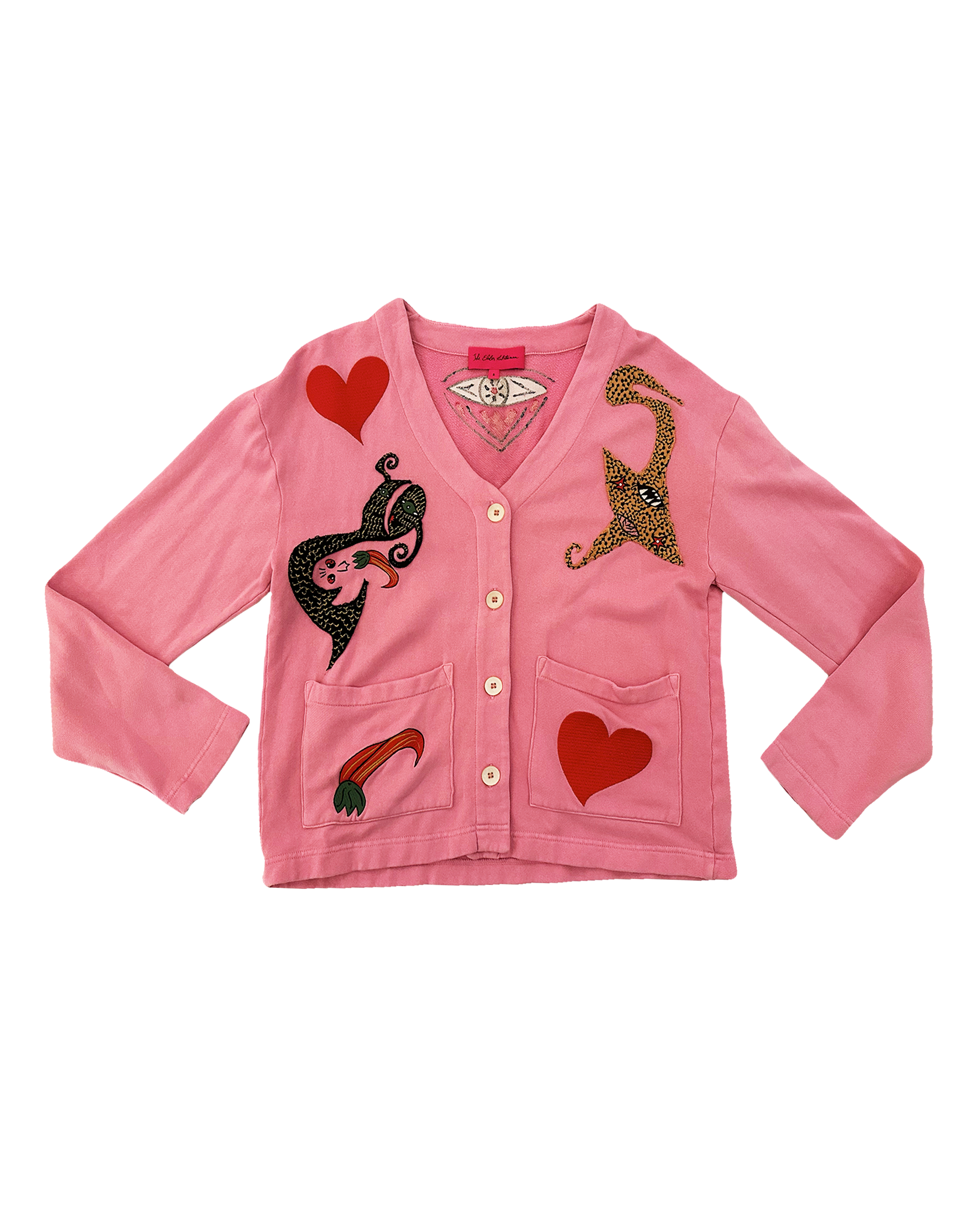 THE ELDER STATESMAN | LONG SLEEVE ENTITY DAILY CARDIGAN