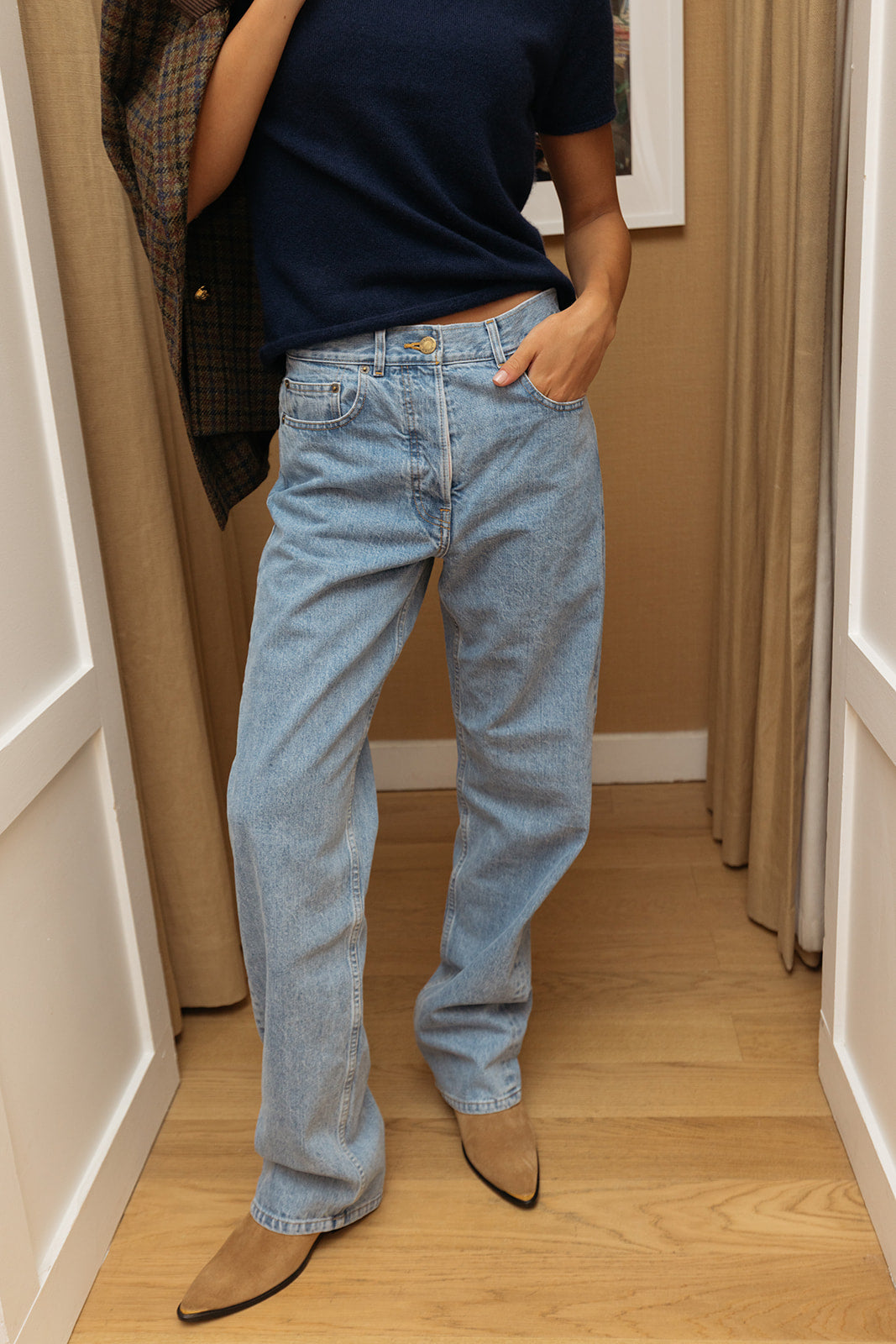 THOM BROWNE | CLASSIC 5 POCKET JEAN | WOMEN'S LUXURY DESIGNER CLOTHING, SHOES, HANDBAGS & JEWELRY | CAPITOL CHARLOTTE, NC & BRENTWOOD, CA