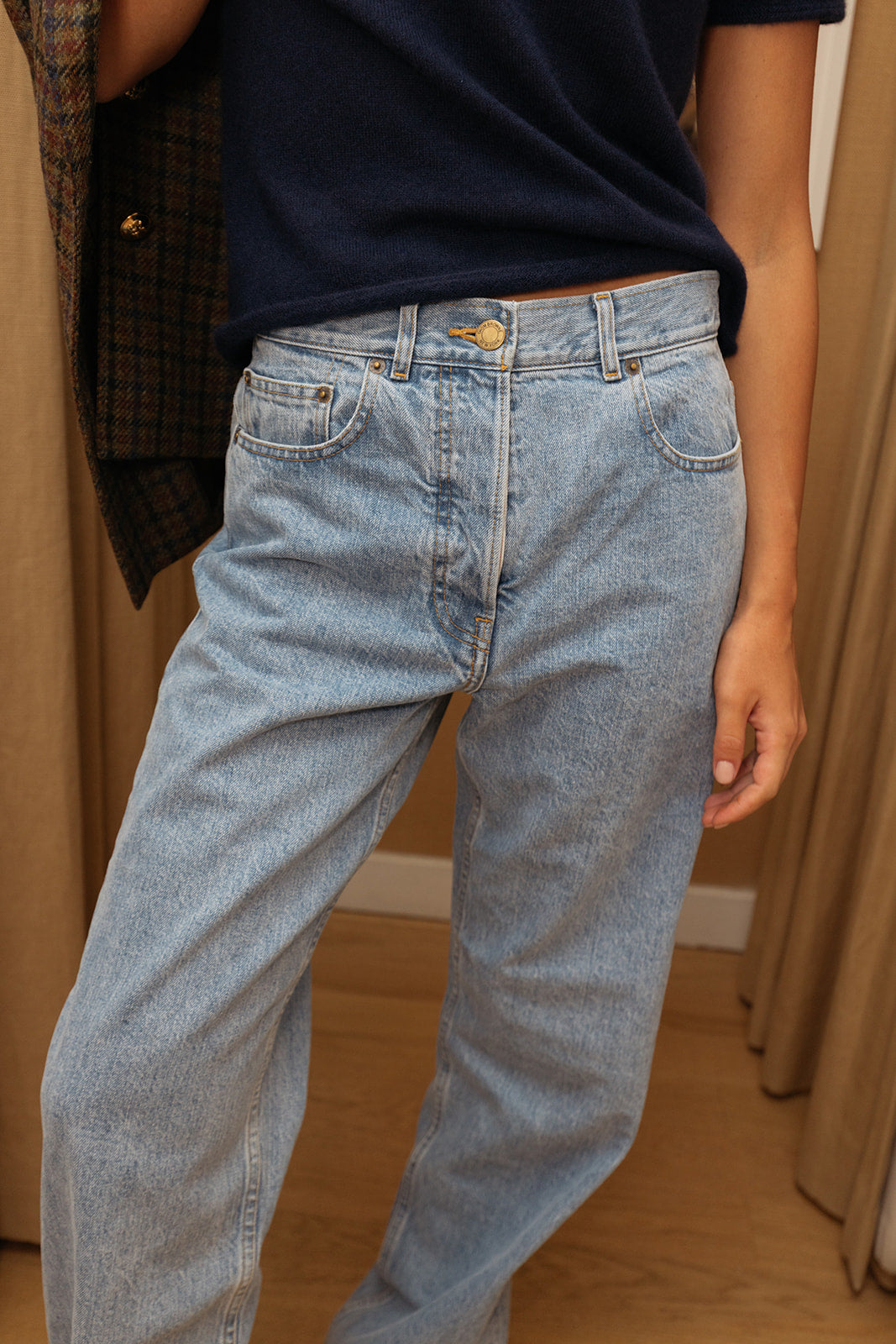 THOM BROWNE | CLASSIC 5 POCKET JEAN | WOMEN'S LUXURY DESIGNER CLOTHING, SHOES, HANDBAGS & JEWELRY | CAPITOL CHARLOTTE, NC & BRENTWOOD, CA