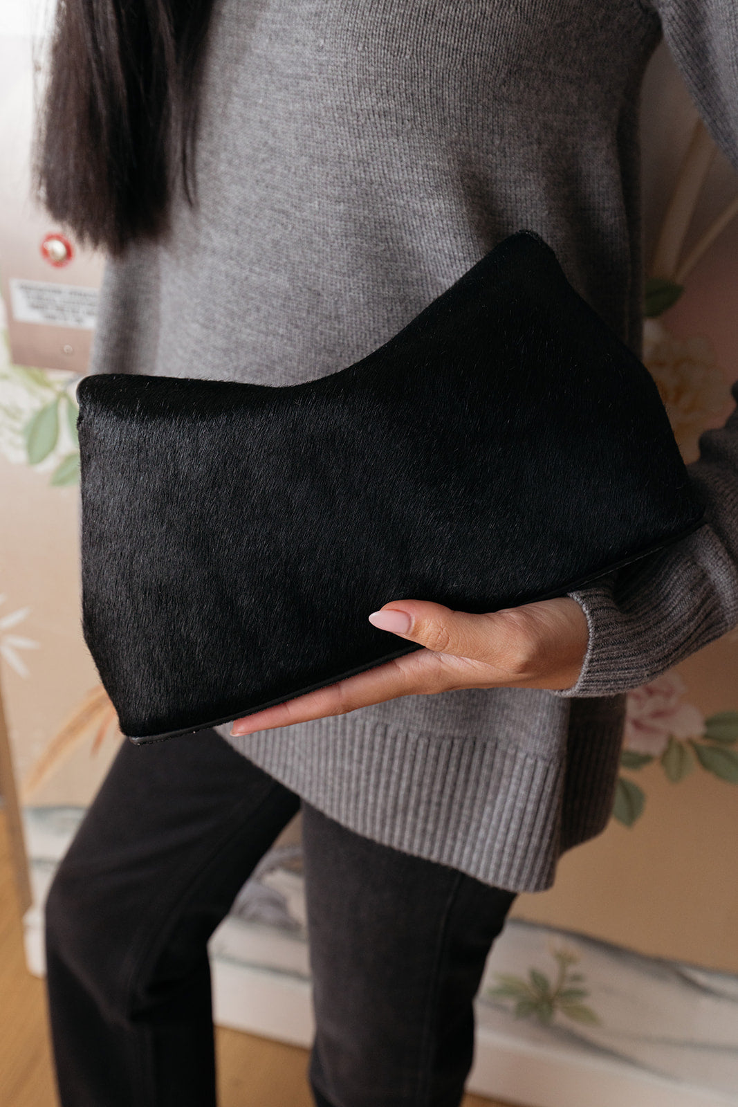 TOTEME | TLOCK PONY HAIR CLUTCH | WOMEN'S LUXURY DESIGNER CLOTHING, SHOES, HANDBAGS & JEWELRY | CAPITOL CHARLOTTE, NC & BRENTWOOD, CA