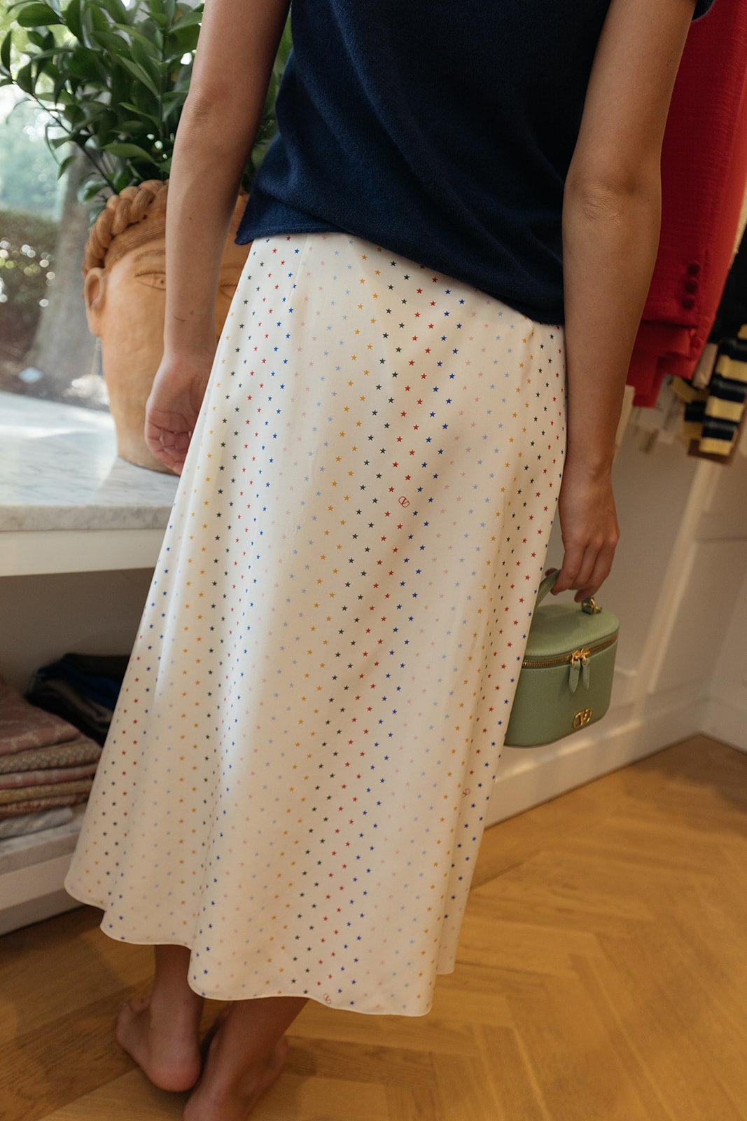 VALENTINO | STARRY MIDI SKIRT | WOMEN'S LUXURY DESIGNER CLOTHING, SHOES, HANDBAGS & JEWELRY | CAPITOL CHARLOTTE, NC & BRENTWOOD, CA