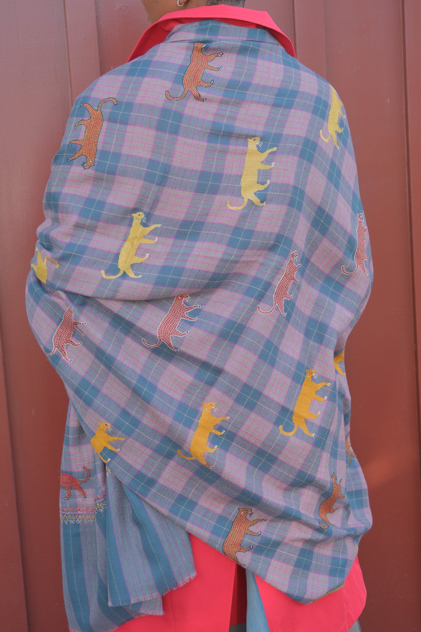 YASER | PLAID SAFARI SHAWL