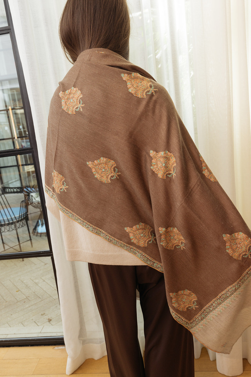 YASER | MOTIF SHAWL 4 | WOMEN'S LUXURY DESIGNER CLOTHING, SHOES, HANDBAGS & JEWELRY | CAPITOL CHARLOTTE, NC & BRENTWOOD, CA