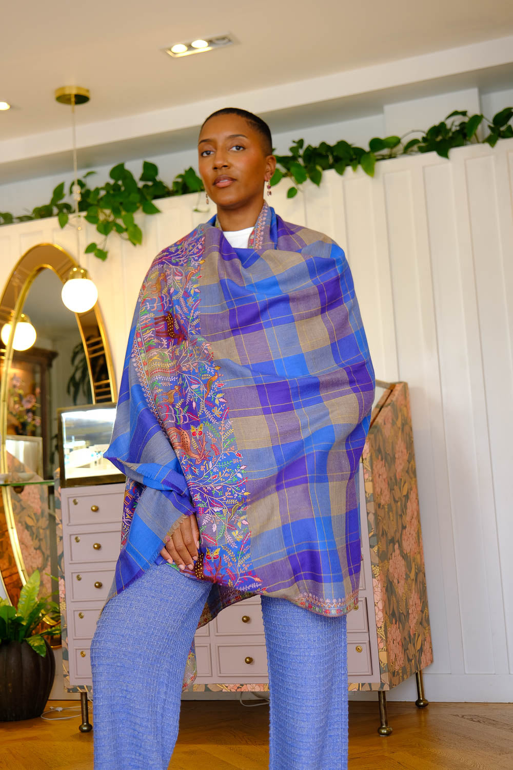 YASER | PLAID DEER SHAWL NOV 2