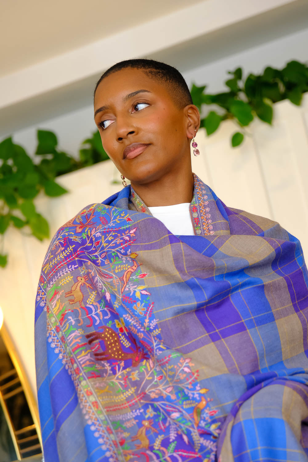 YASER | PLAID DEER SHAWL NOV 2