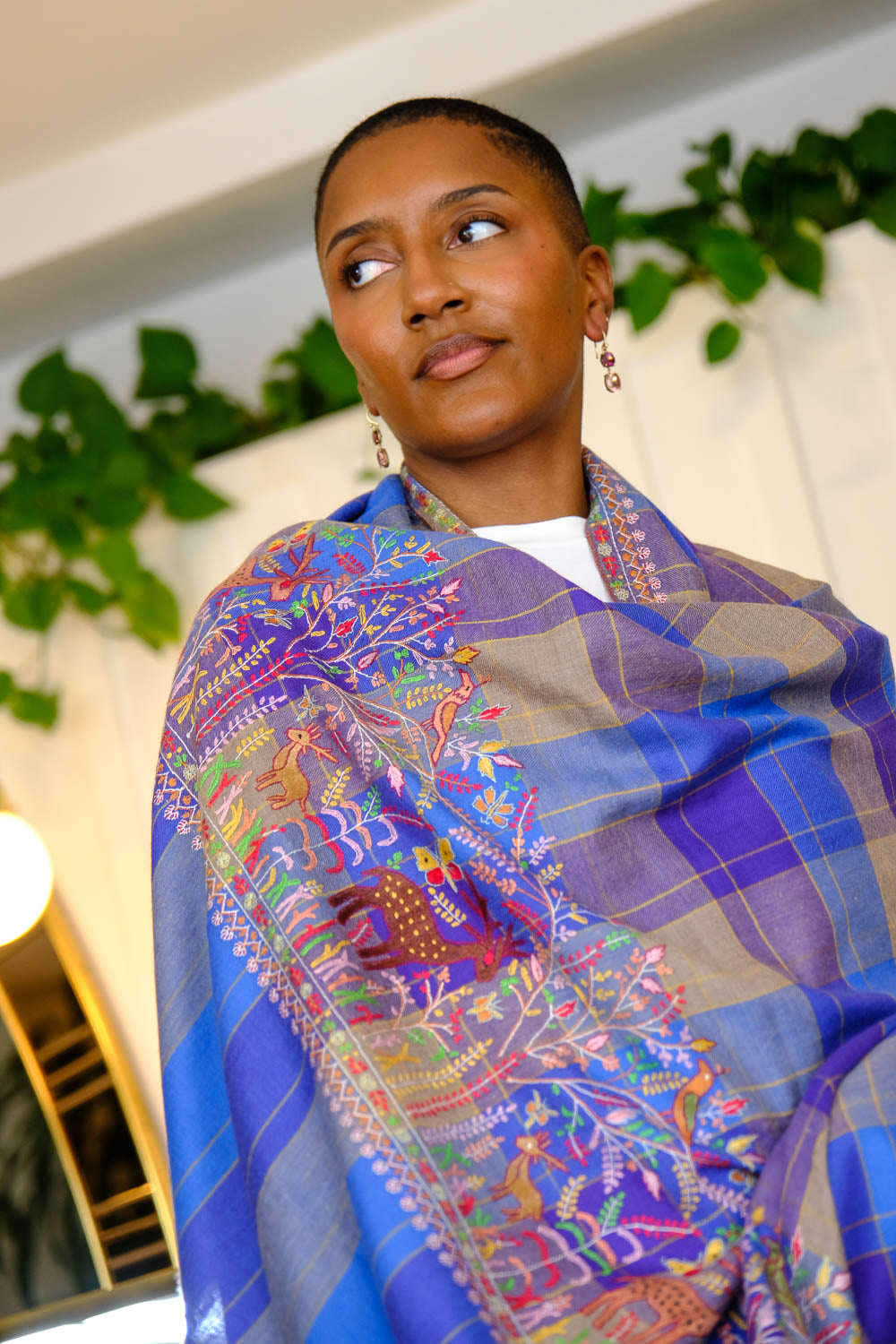 YASER | PLAID DEER SHAWL NOV 2