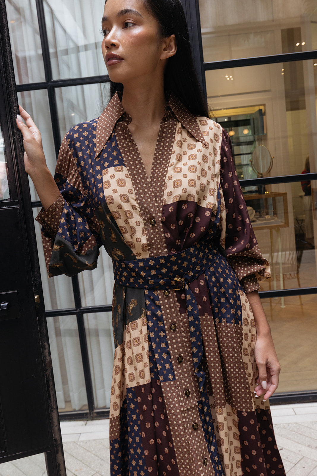 ZIMMERMANN | PATCH TUCK MIDI DRESS | WOMEN'S LUXURY DESIGNER CLOTHING, SHOES, HANDBAGS & JEWELRY | CAPITOL CHARLOTTE, NC & BRENTWOOD, CA