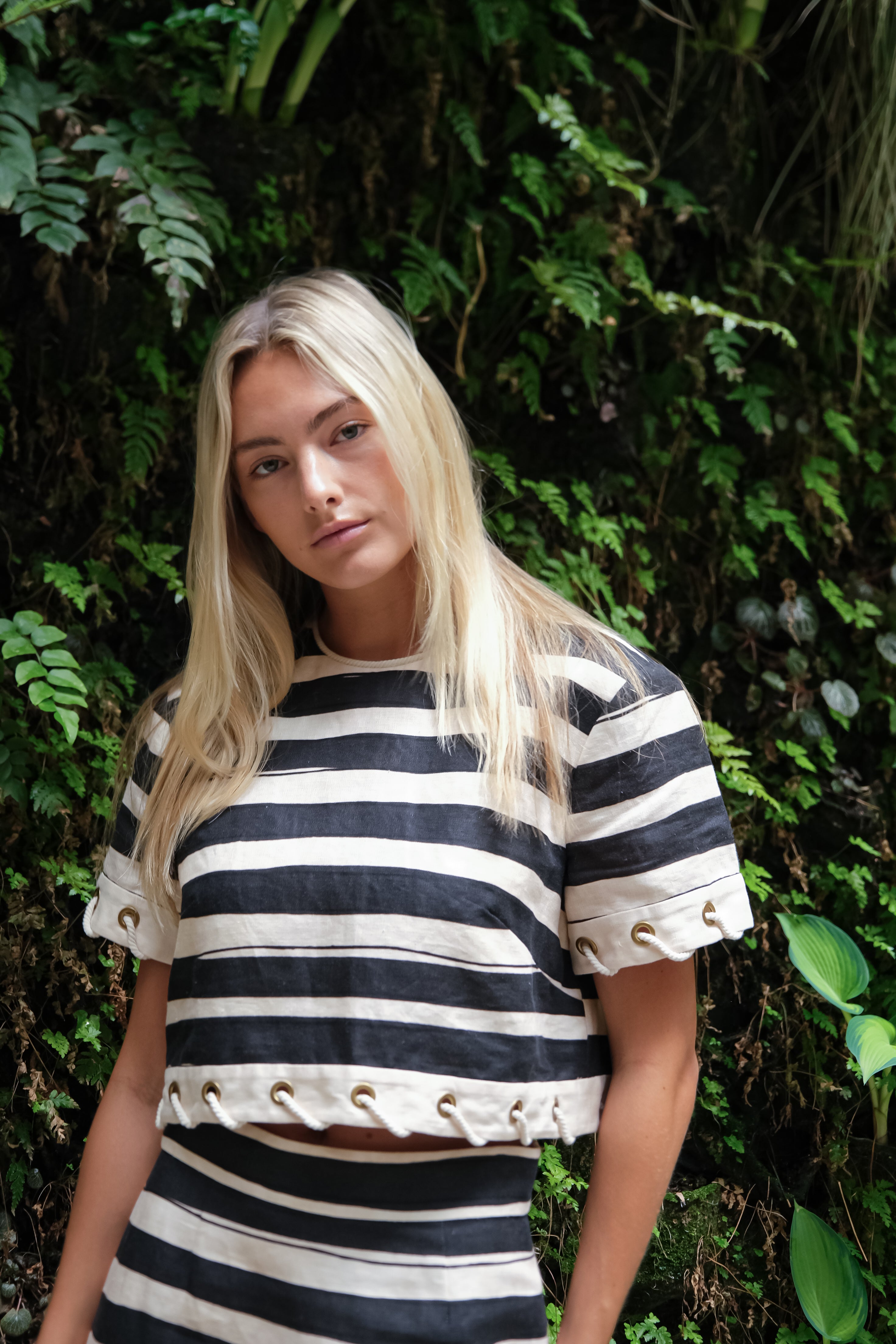 ZIMMERMANN | STRIPE ROPE CROP TOP | WOMEN'S LUXURY DESIGNER CLOTHING, SHOES, HANDBAGS & JEWELRY | CAPITOL CHARLOTTE, NC & BRENTWOOD, CA