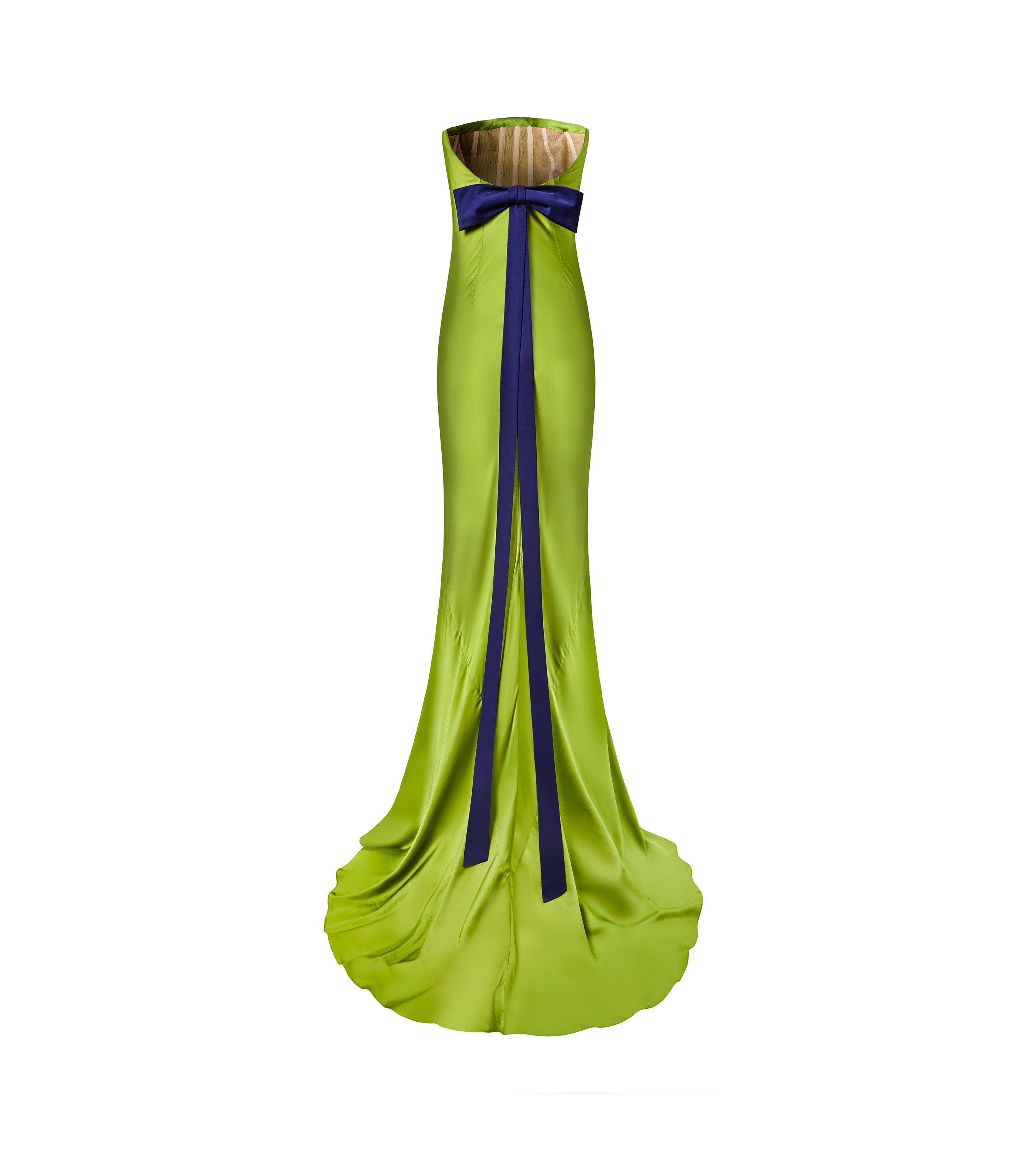 ALEJANDRA ALONSO ROJAS | OPEN BACK GOWN WITH BOW