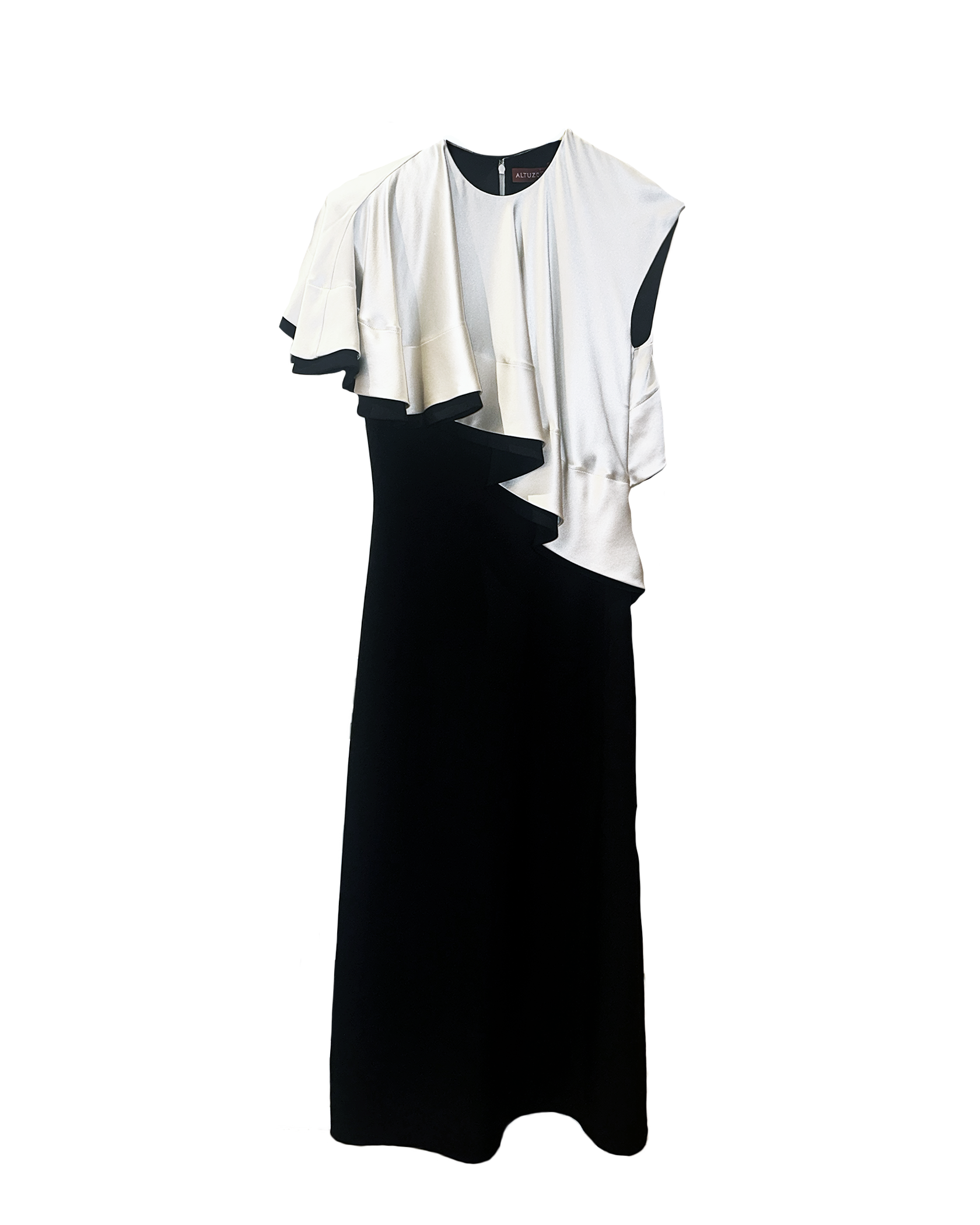 ALTUZARRA | SLEEVELESS DRAPED SCARF GOWN