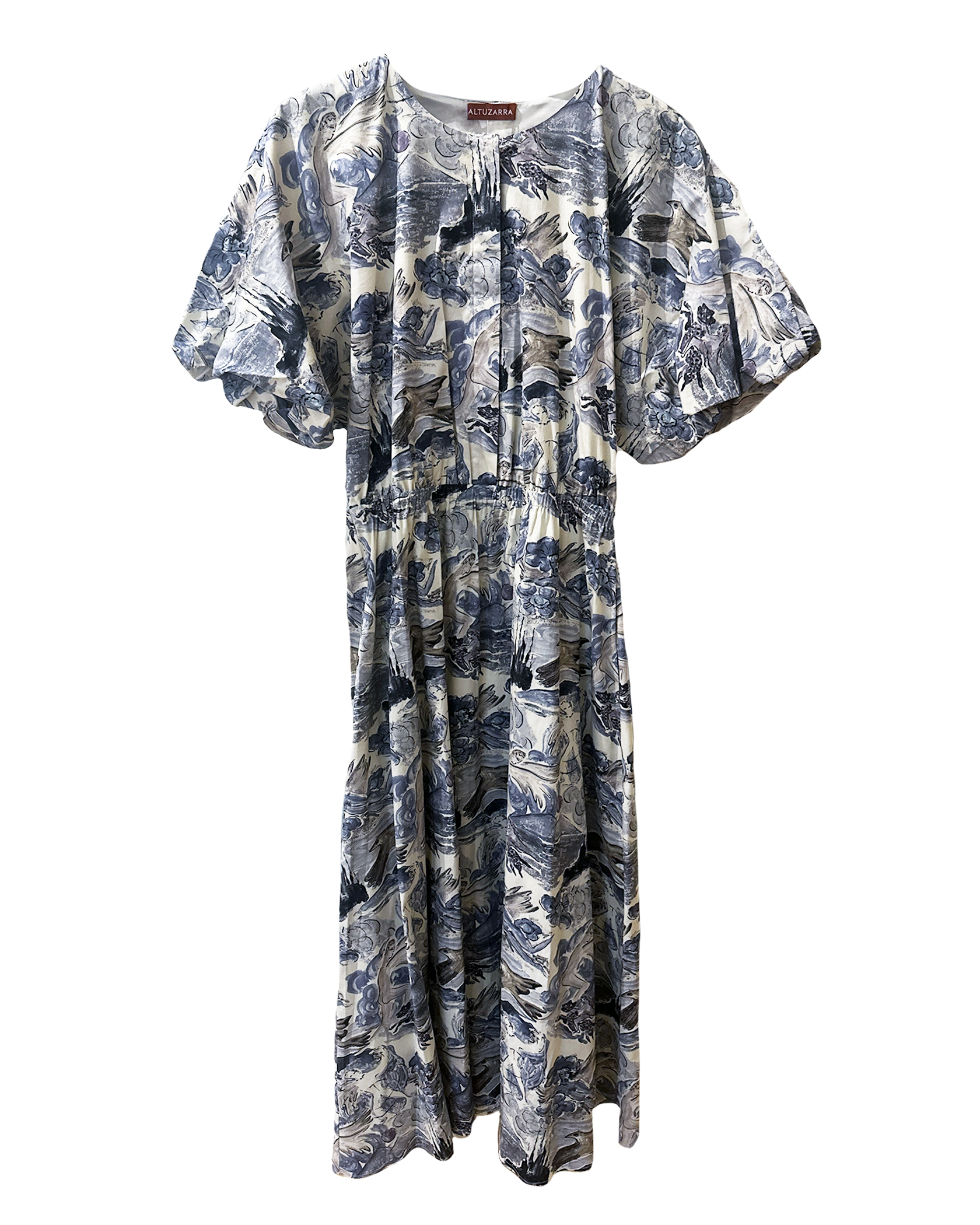 ALTUZZARA | MYTHICAL PRINT MIDI DRESS