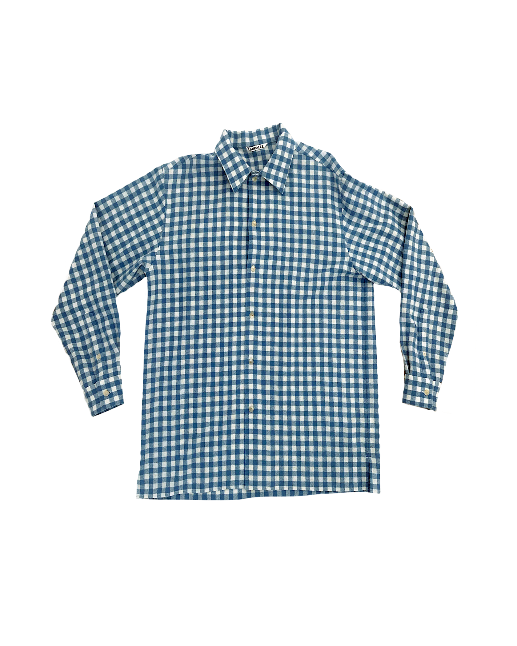 AURALEE | LONG SLEEVE SMOOTH BUTTON DOWN SHIRT