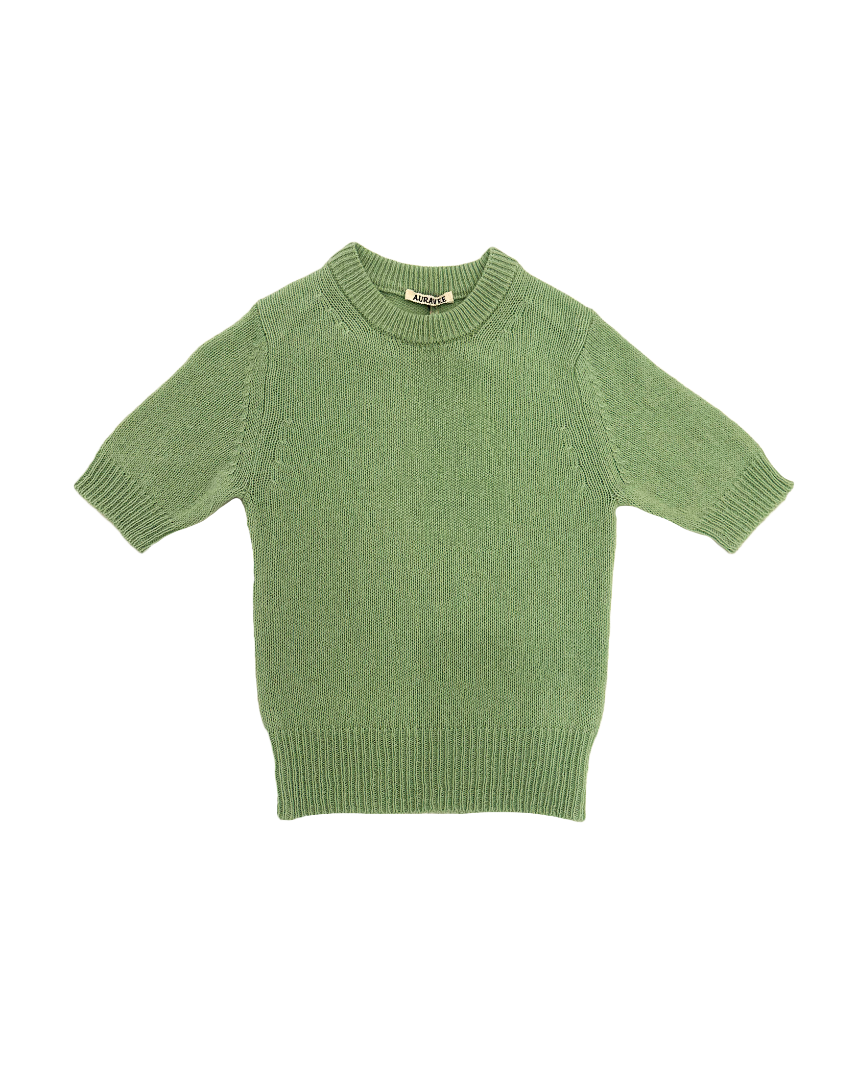 AURALEE | SHORT SLEEVE KNIT TEE SHIRT