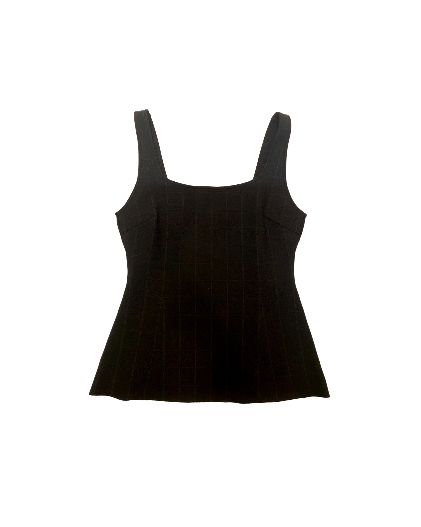 HIGH SPORT | WINDOWPANE INNA SCOOP NECK TANK