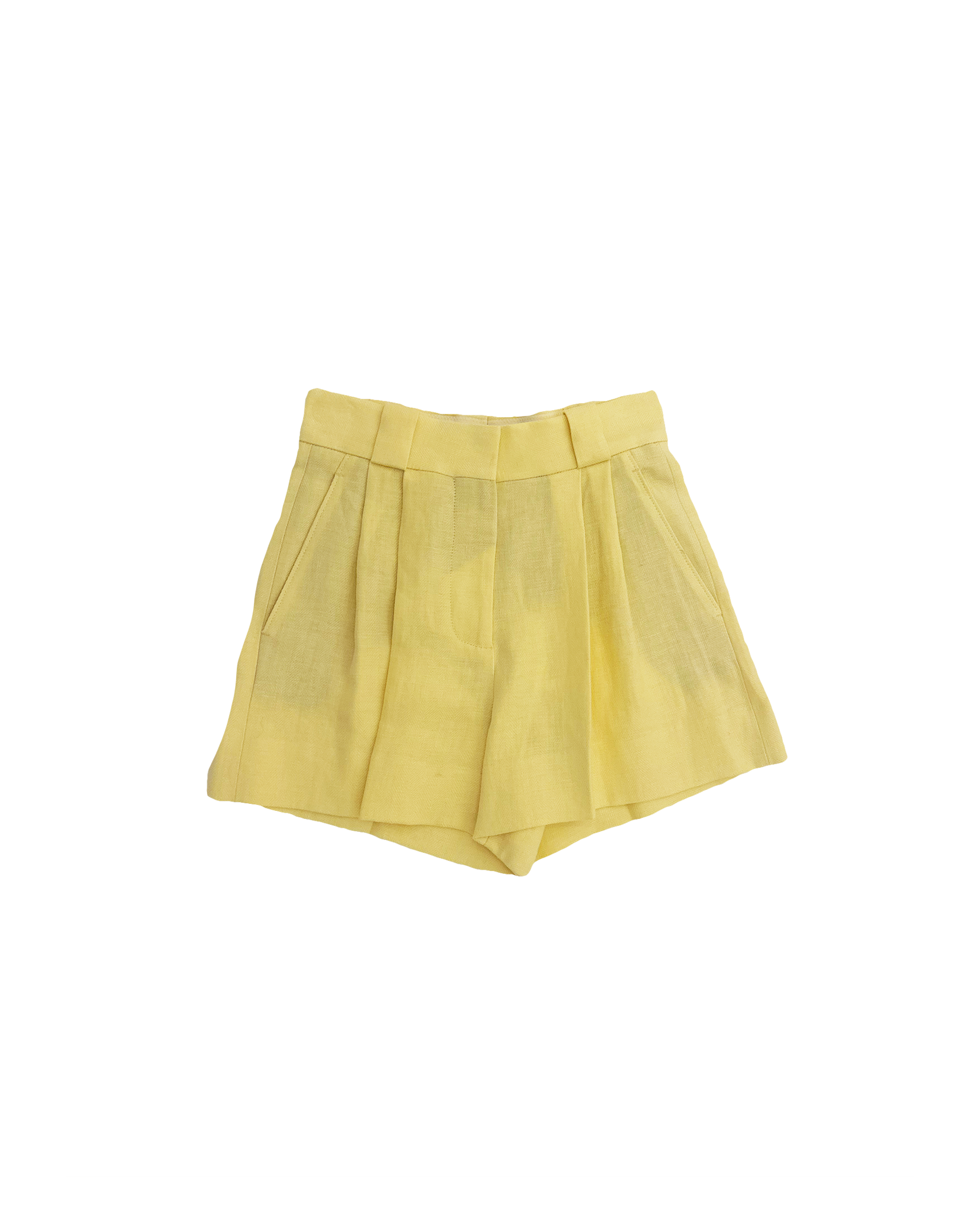 BLAZÉ MILANO | HIGH WAISTED LINEN SHORTS