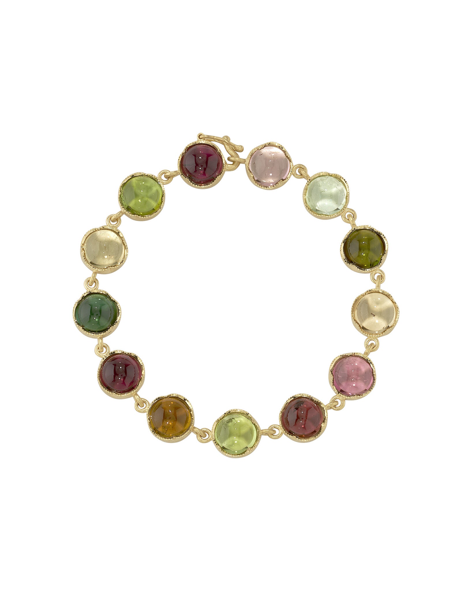 ONE OF A KIND MIXED COLOR TOURMALINE BRACELET