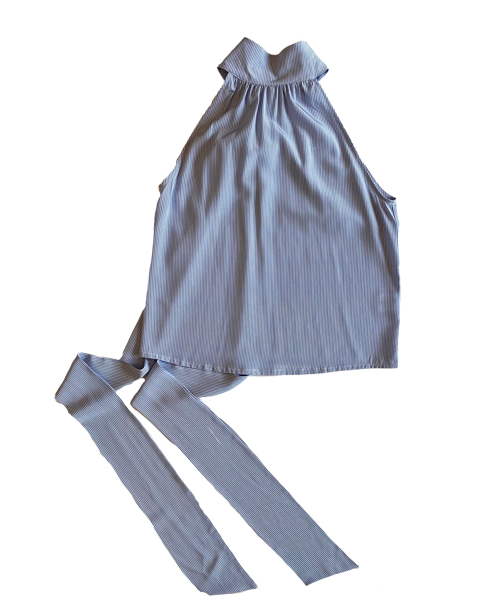 FRANCOISE | STRIPED PUSSYBOW SUSAN BLOUSE